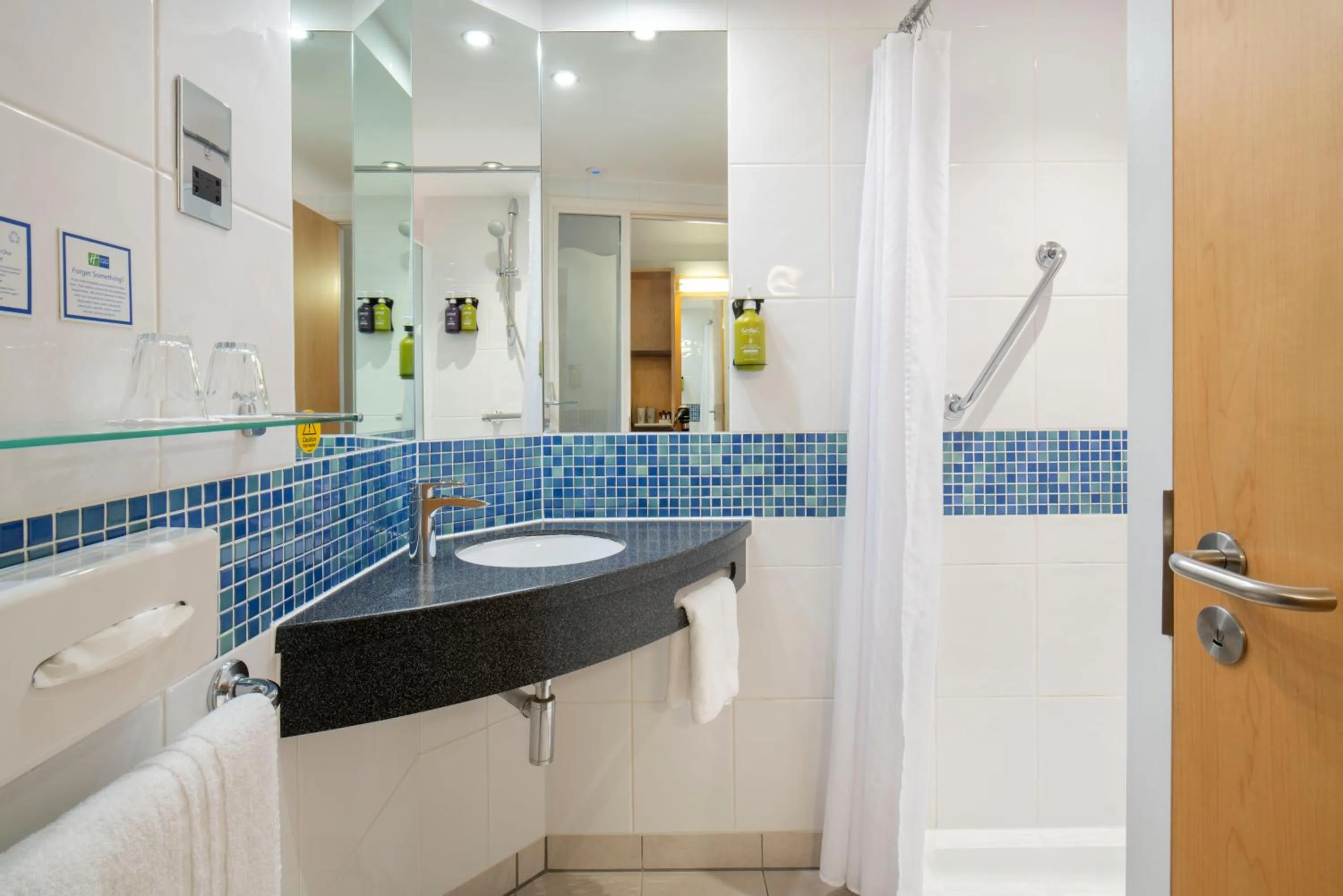 Shower in Holiday Inn Express Antrim by IHG