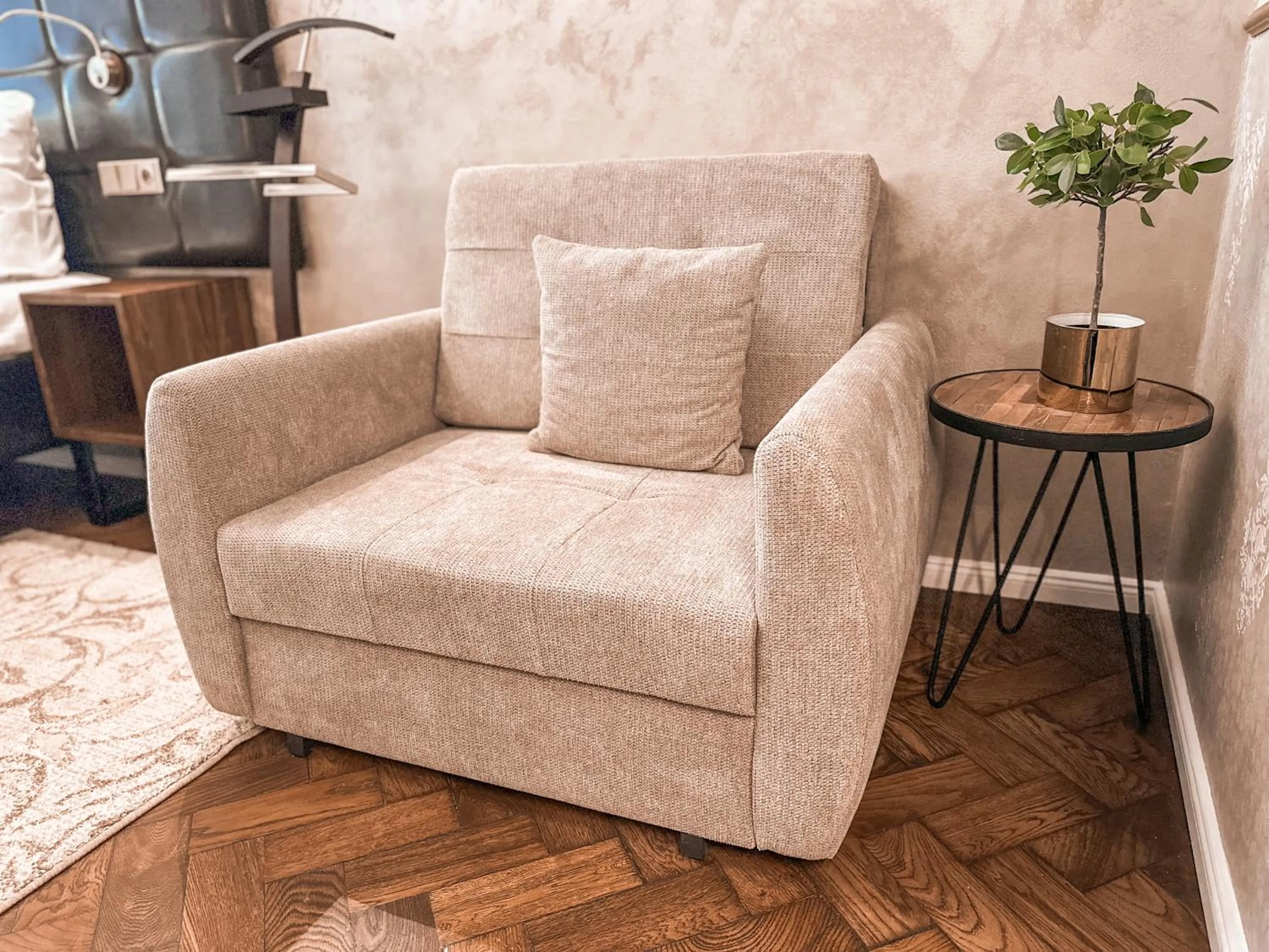 Bed in Alfons Boutique Hotel