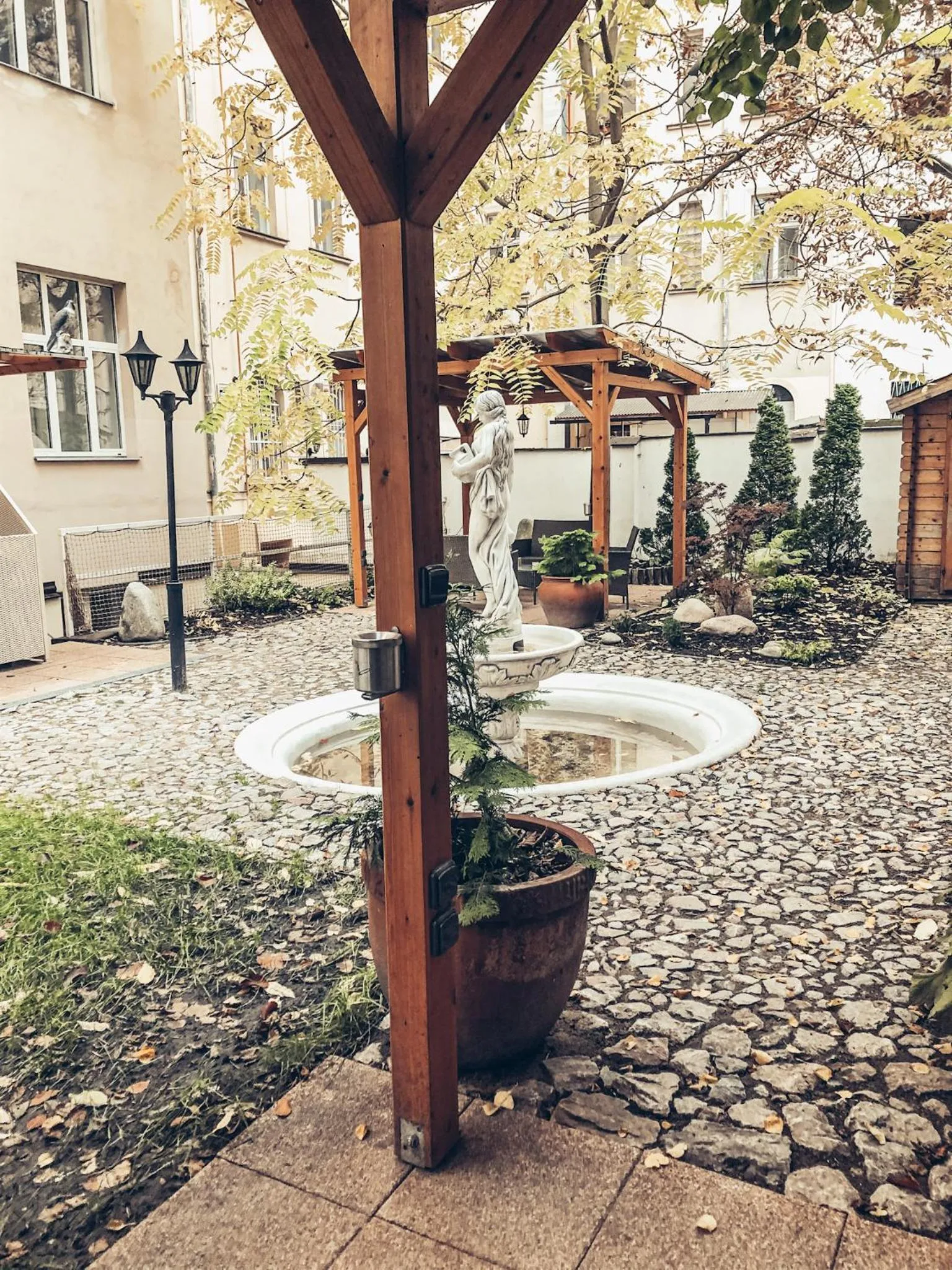 Garden view in Alfons Boutique Hotel