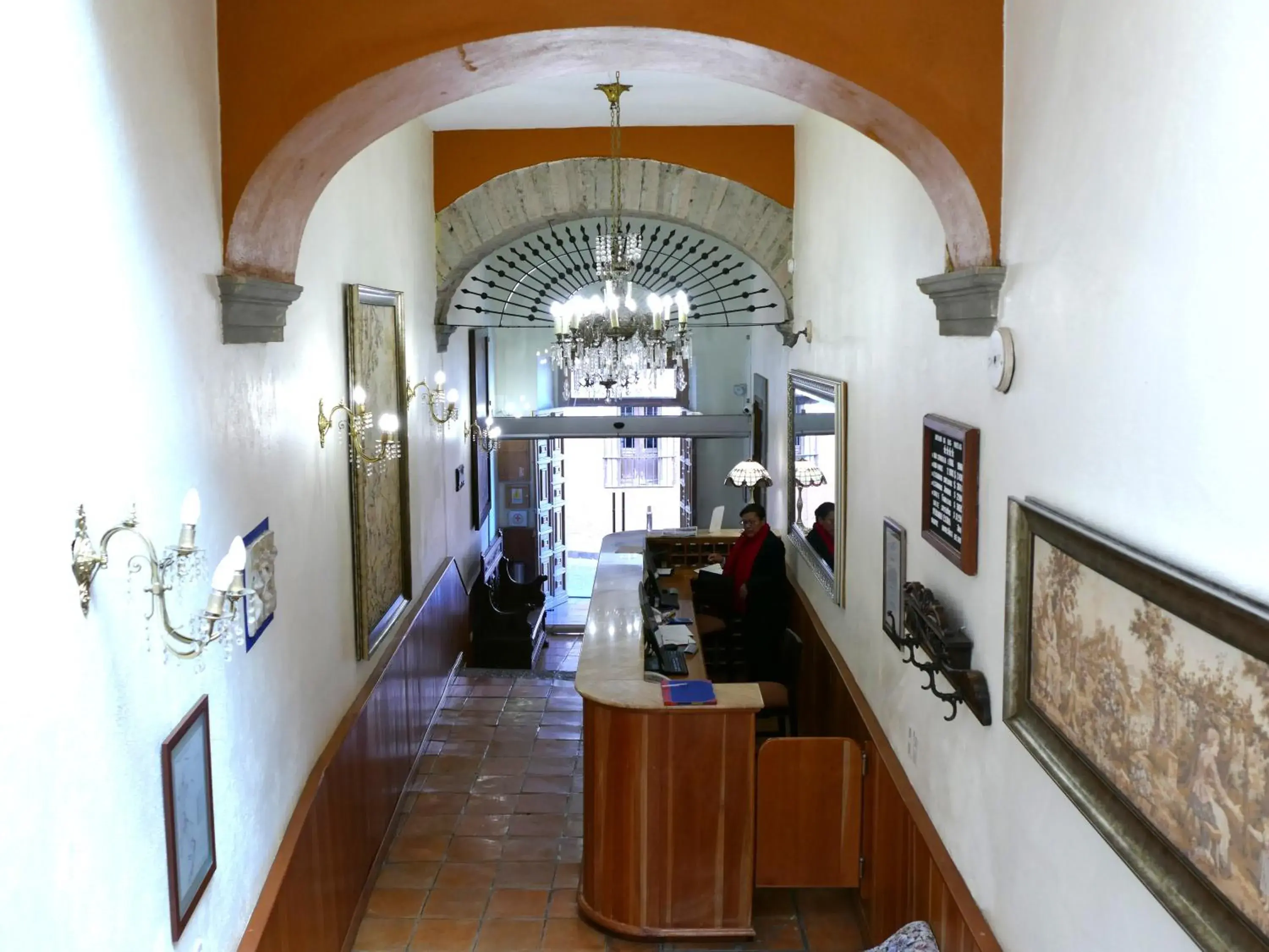 Lobby or reception in El Meson de los Poetas Lobby or reception in El Meson de los Poetas
