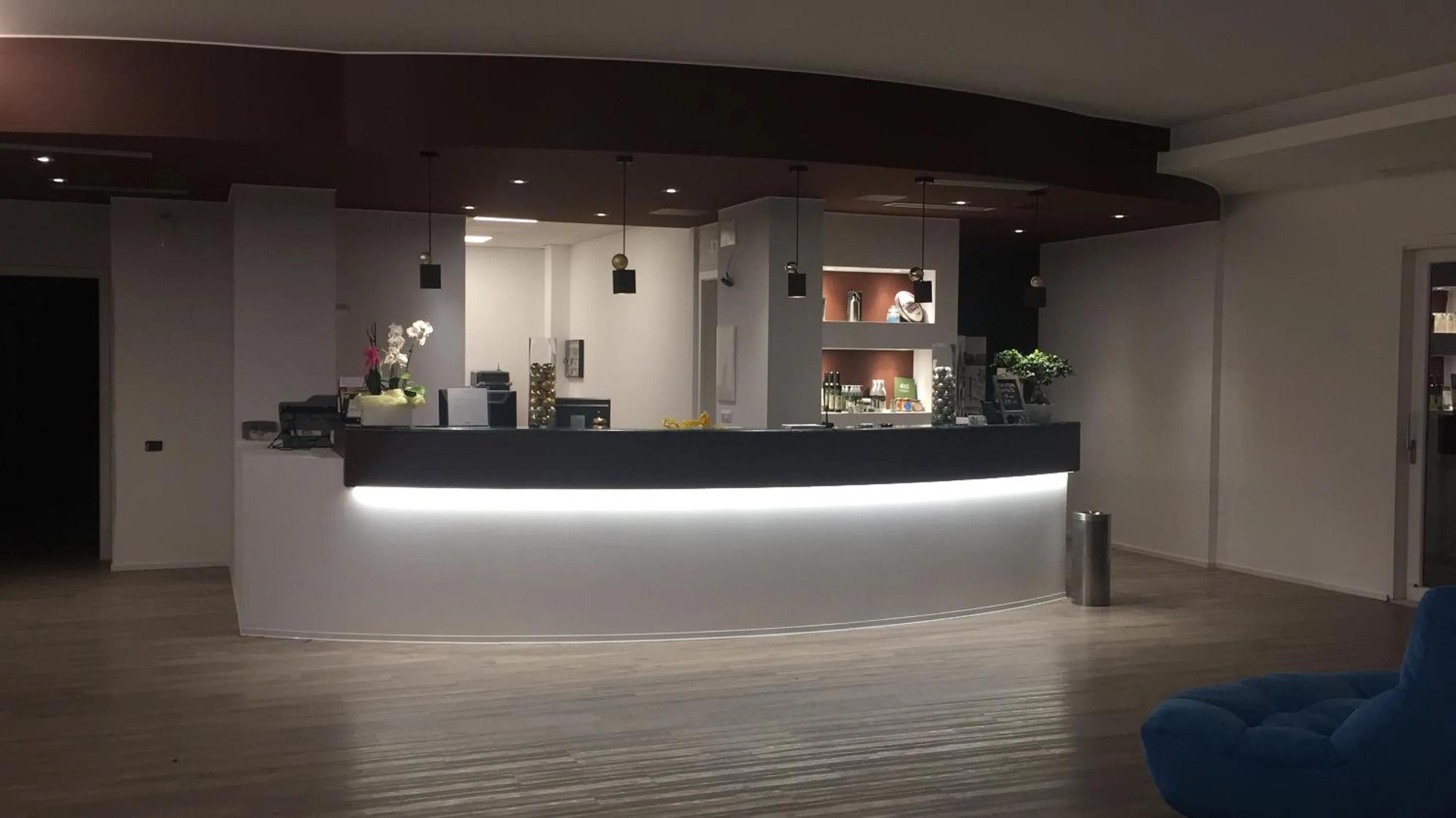 Lobby or reception in Hotel Petrarca