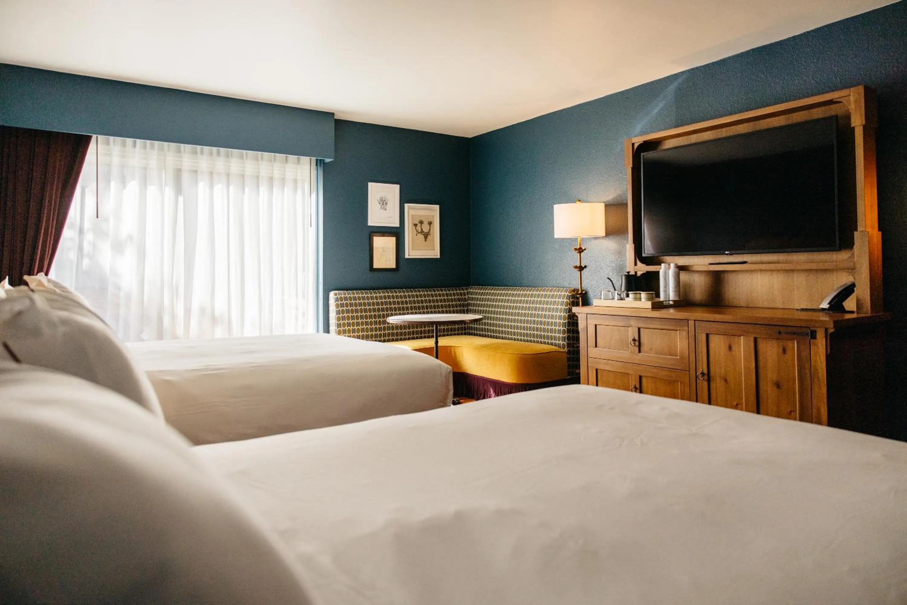 Bed in The Hotel Chalet at The Choo Choo