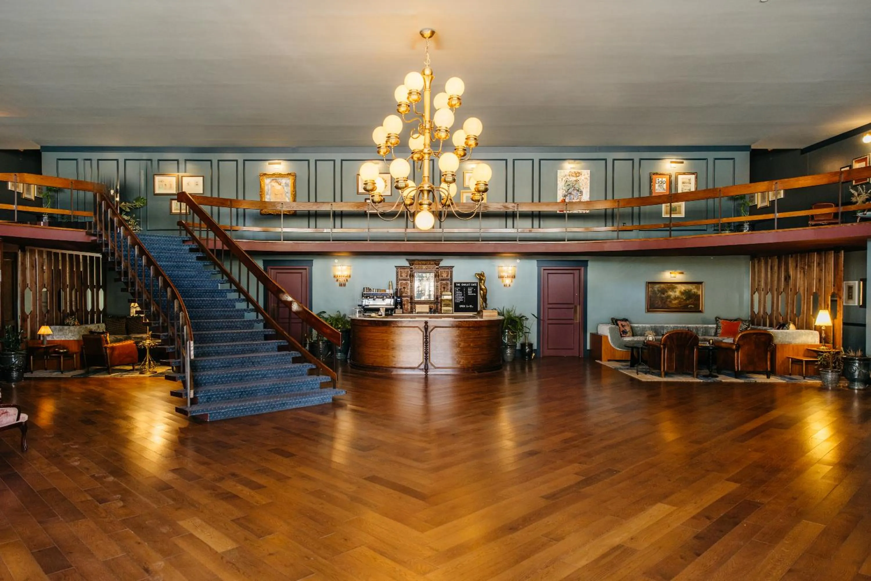 Lobby or reception in The Hotel Chalet at The Choo Choo