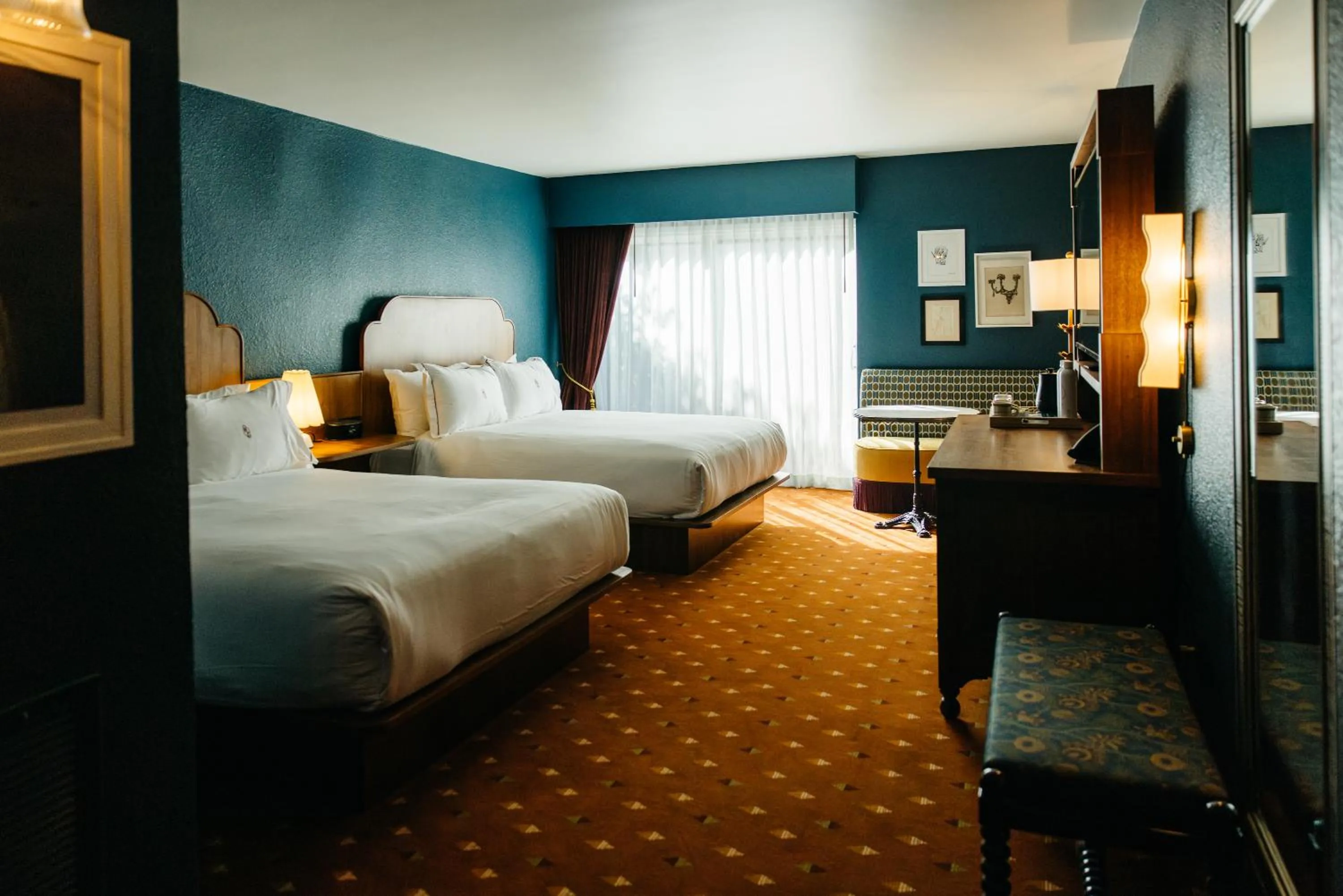 Bed in The Hotel Chalet at The Choo Choo