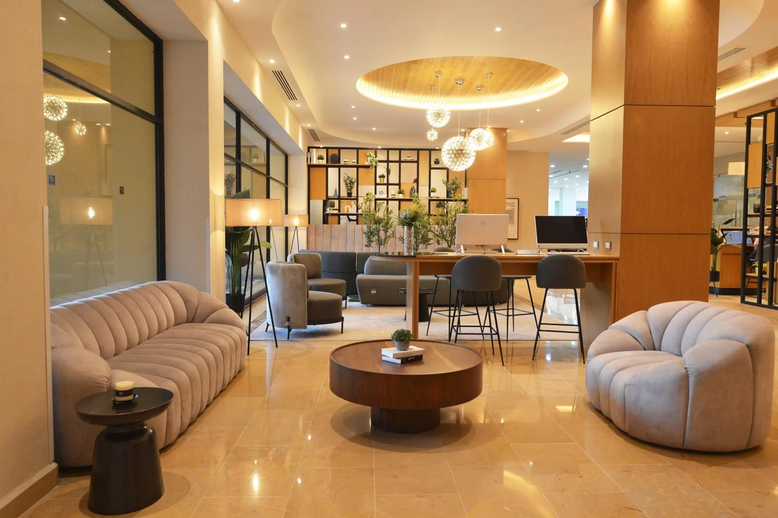 Seating area in HB Xalapa