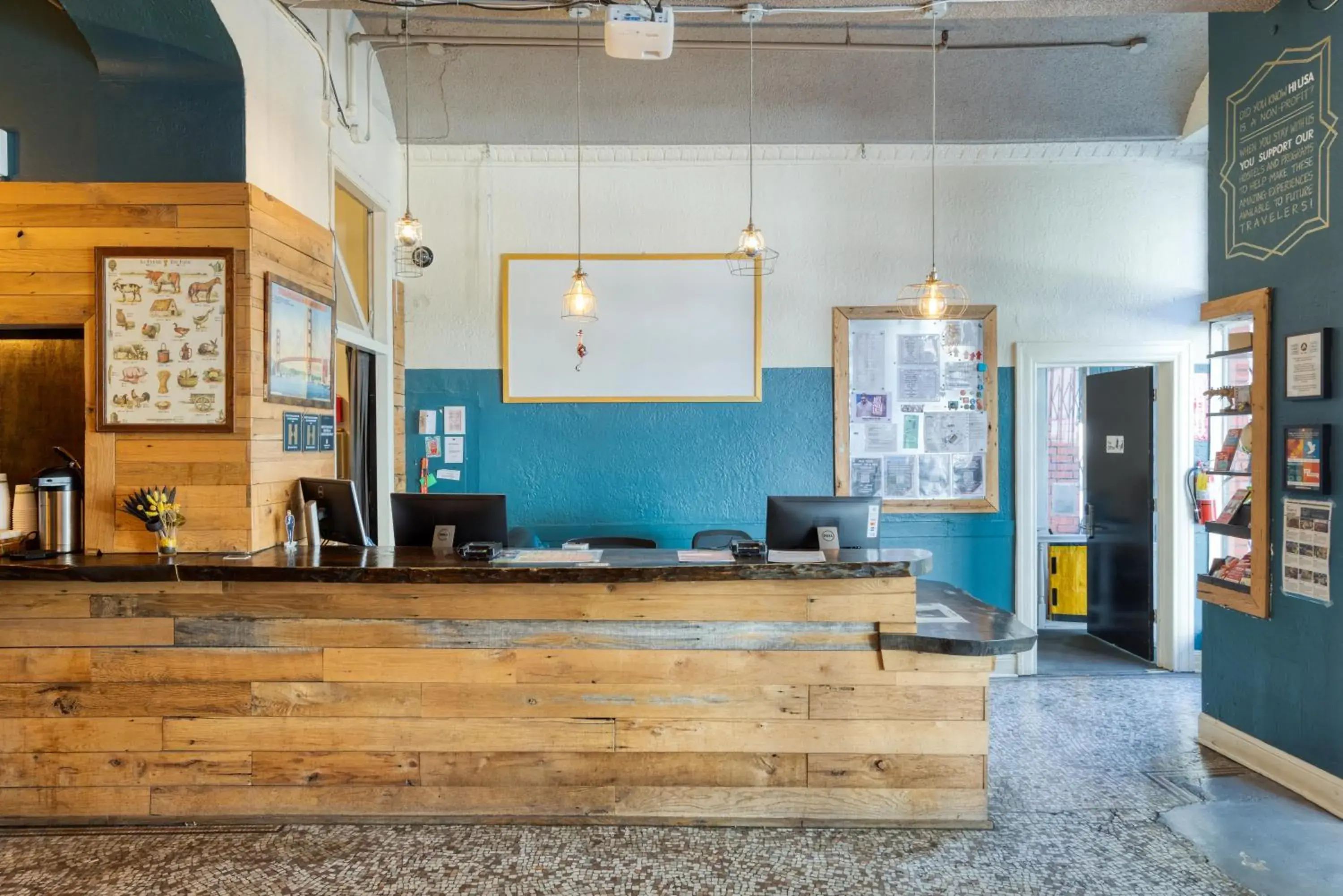 Lobby or reception in HI San Francisco Downtown Hostel Lobby or reception in HI San Francisco Downtown Hostel