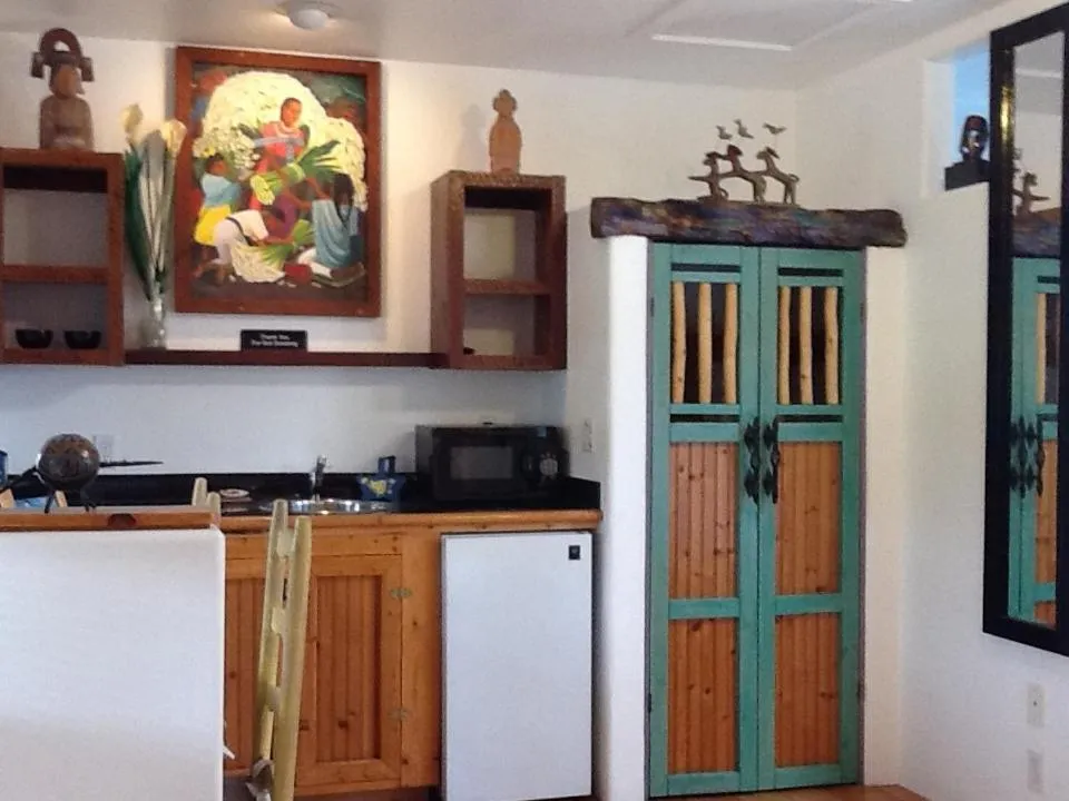 Kitchen or kitchenette in Les Artistes Inn