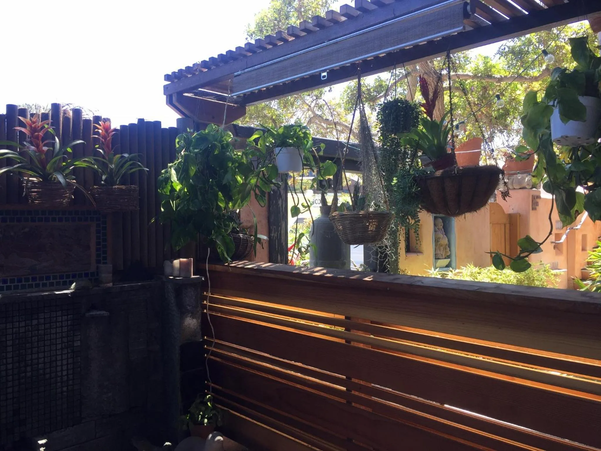 Patio in Les Artistes Inn