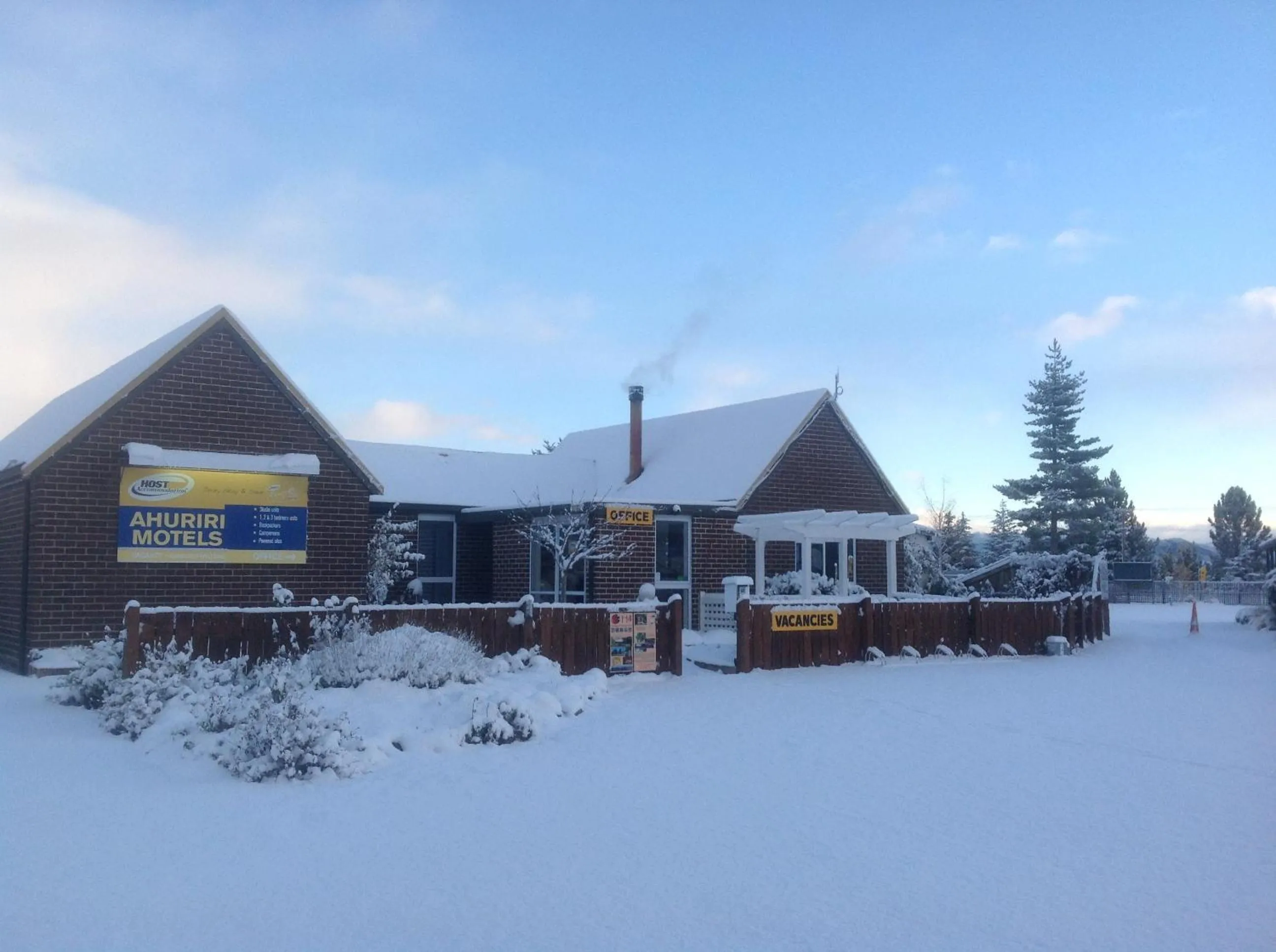 Winter in Ahuriri Motels
