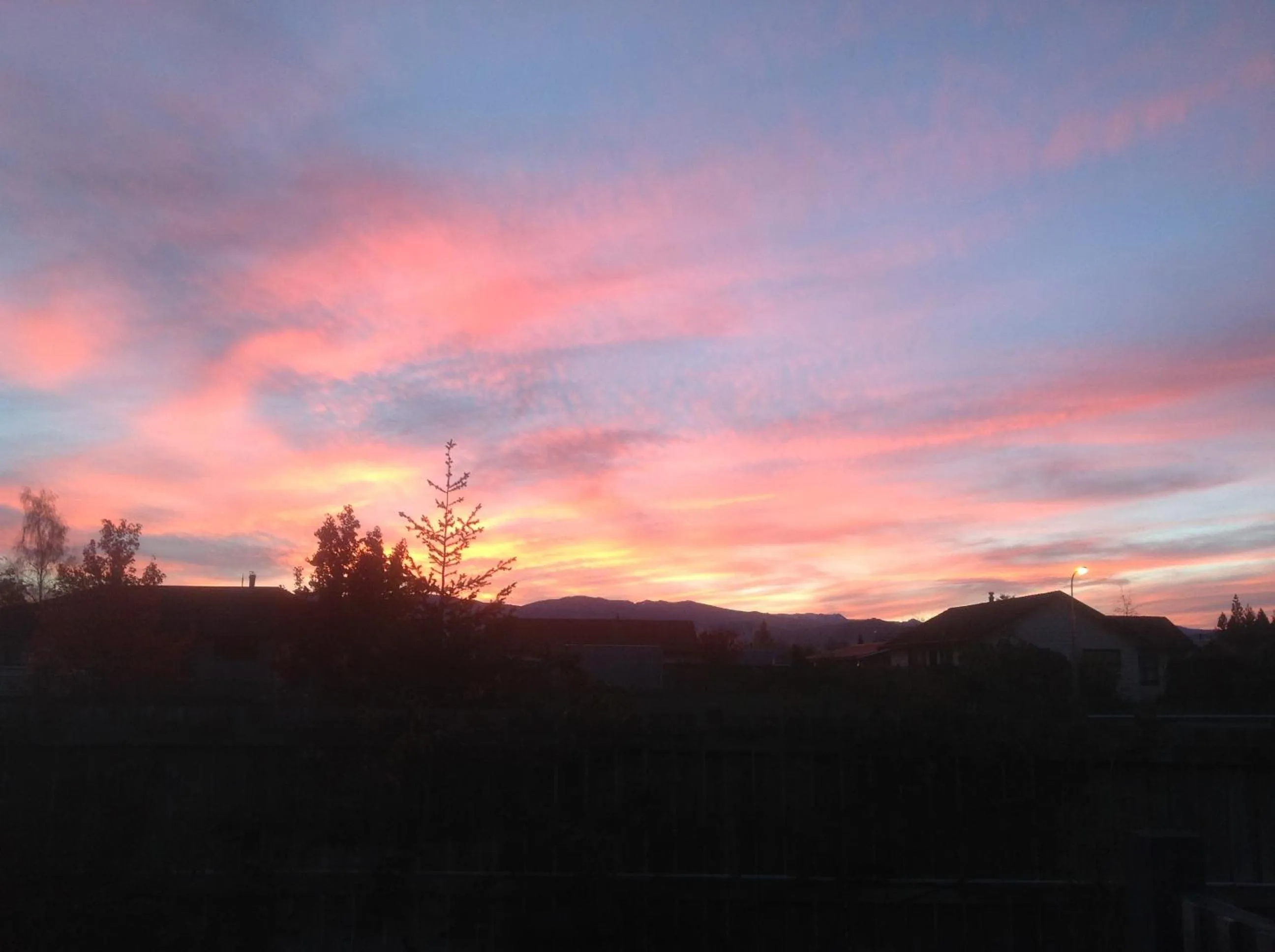 Sunset in Ahuriri Motels