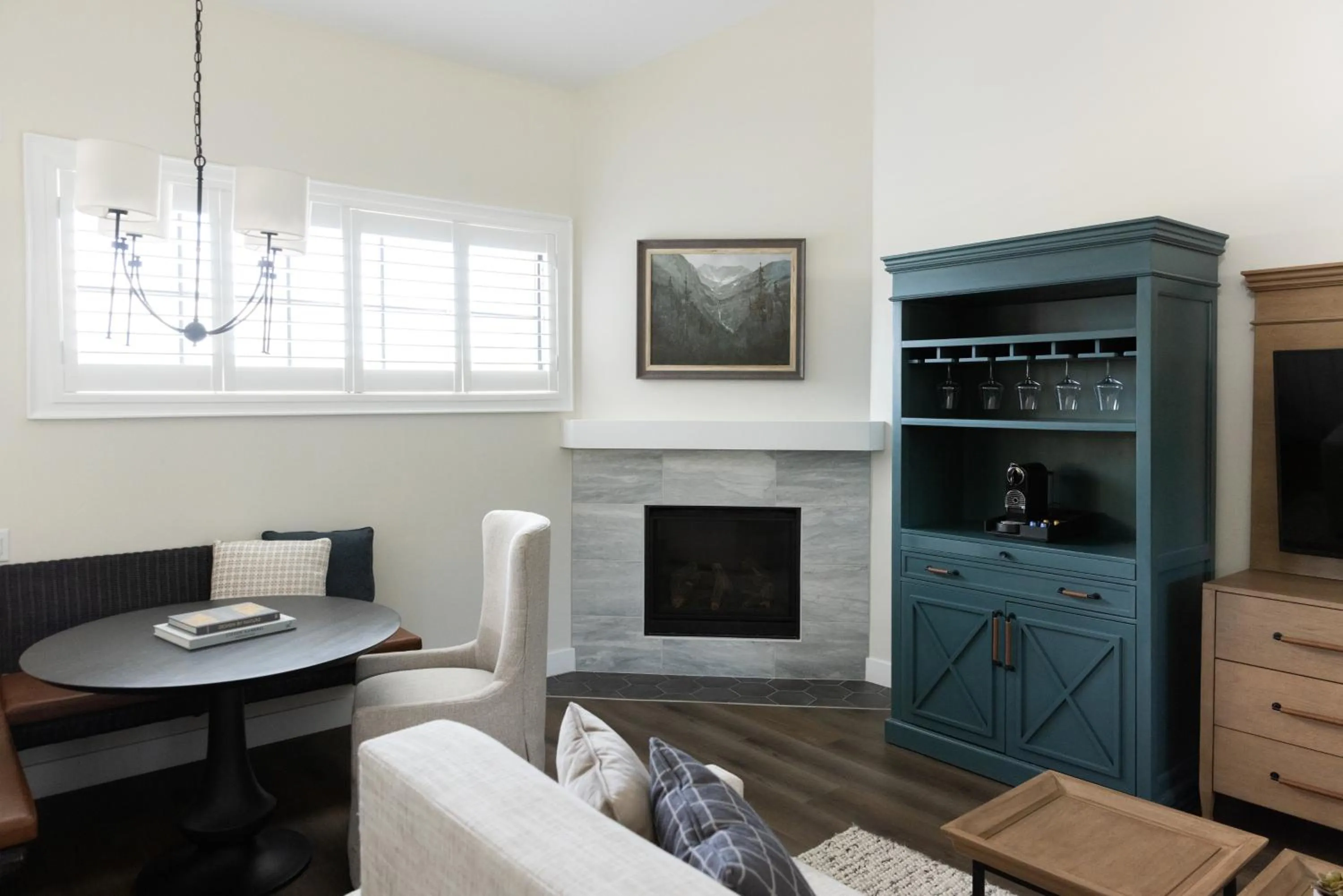 Seating area in Homestead Midway Utah