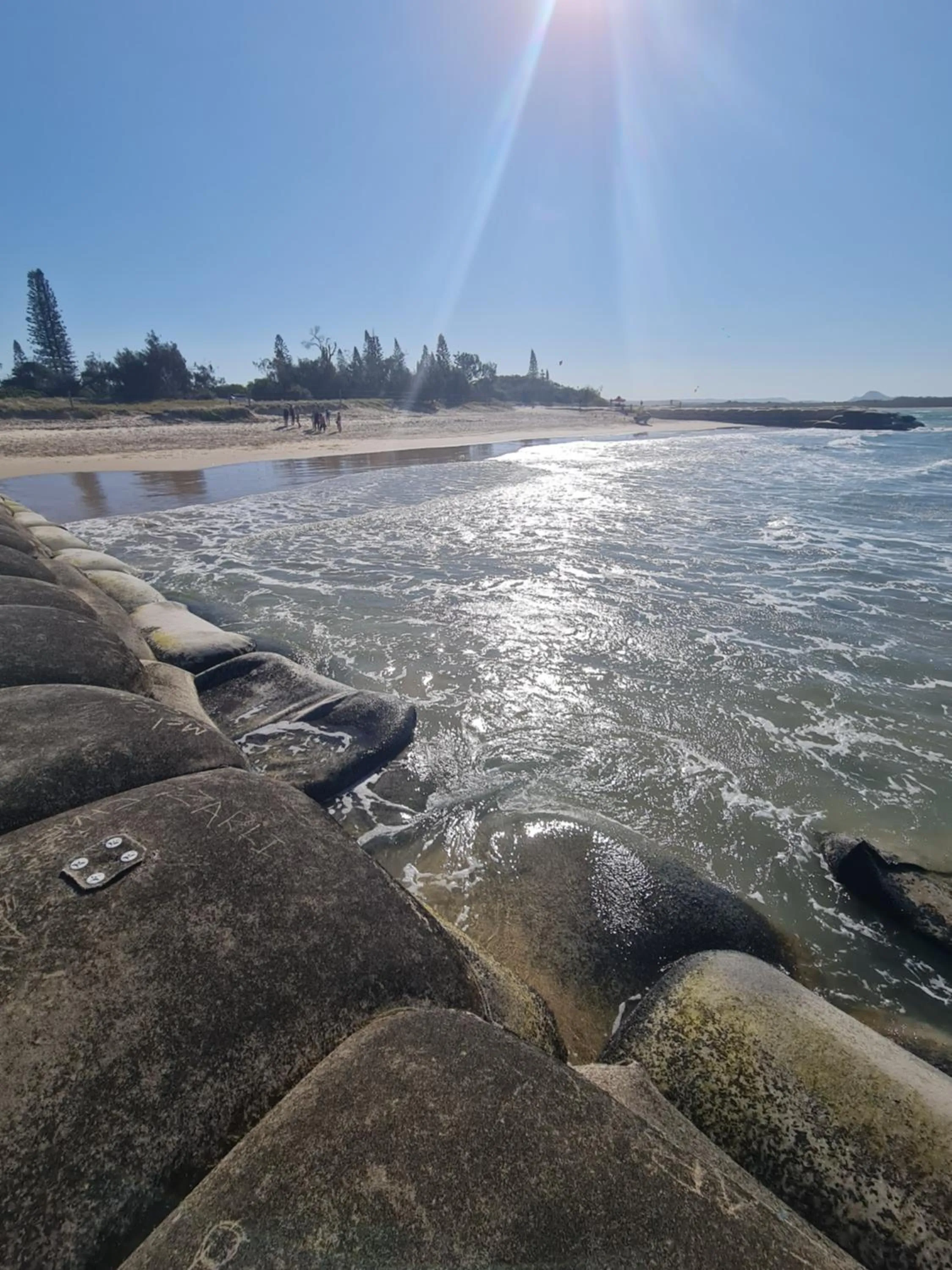 Natural landscape in Surfcomber on the Beach