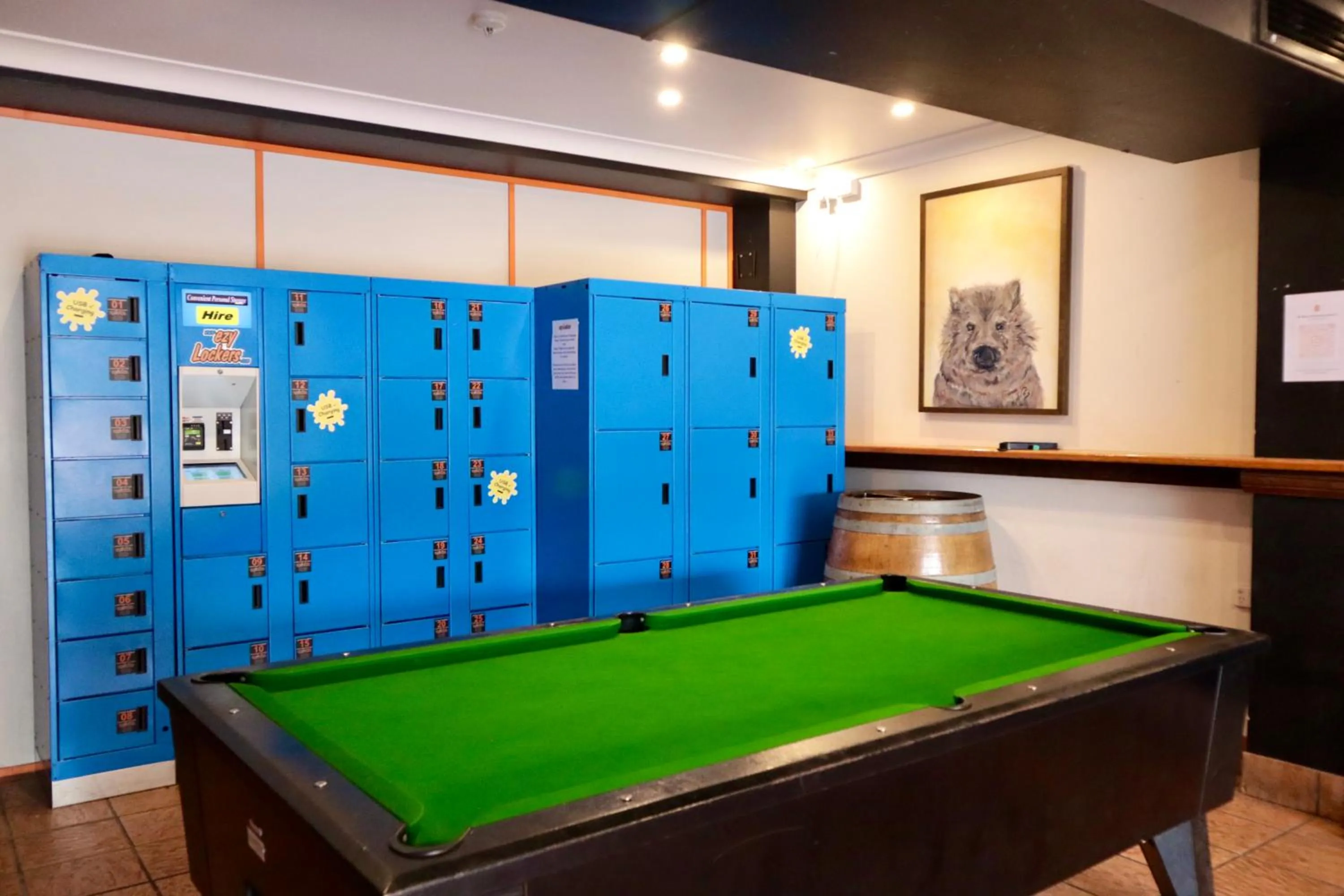 Game Room in City Backpackers HQ