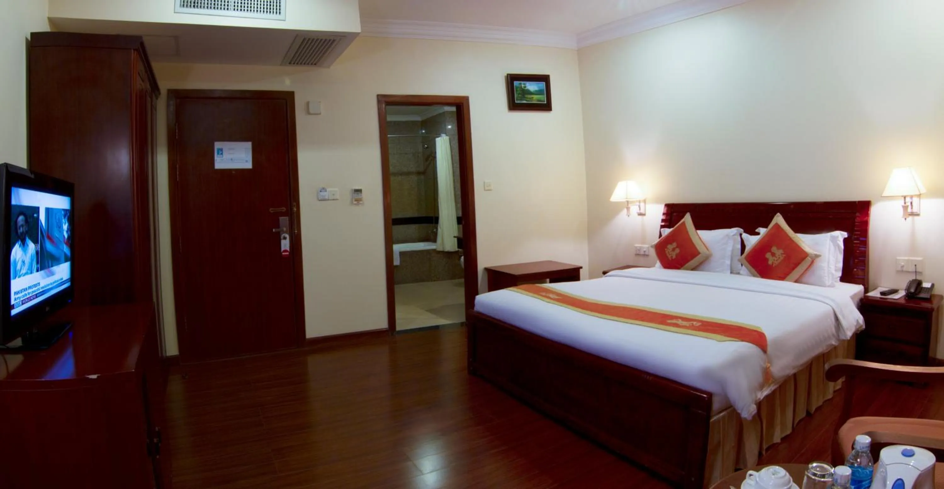 Bed in Starry Angkor Hotel