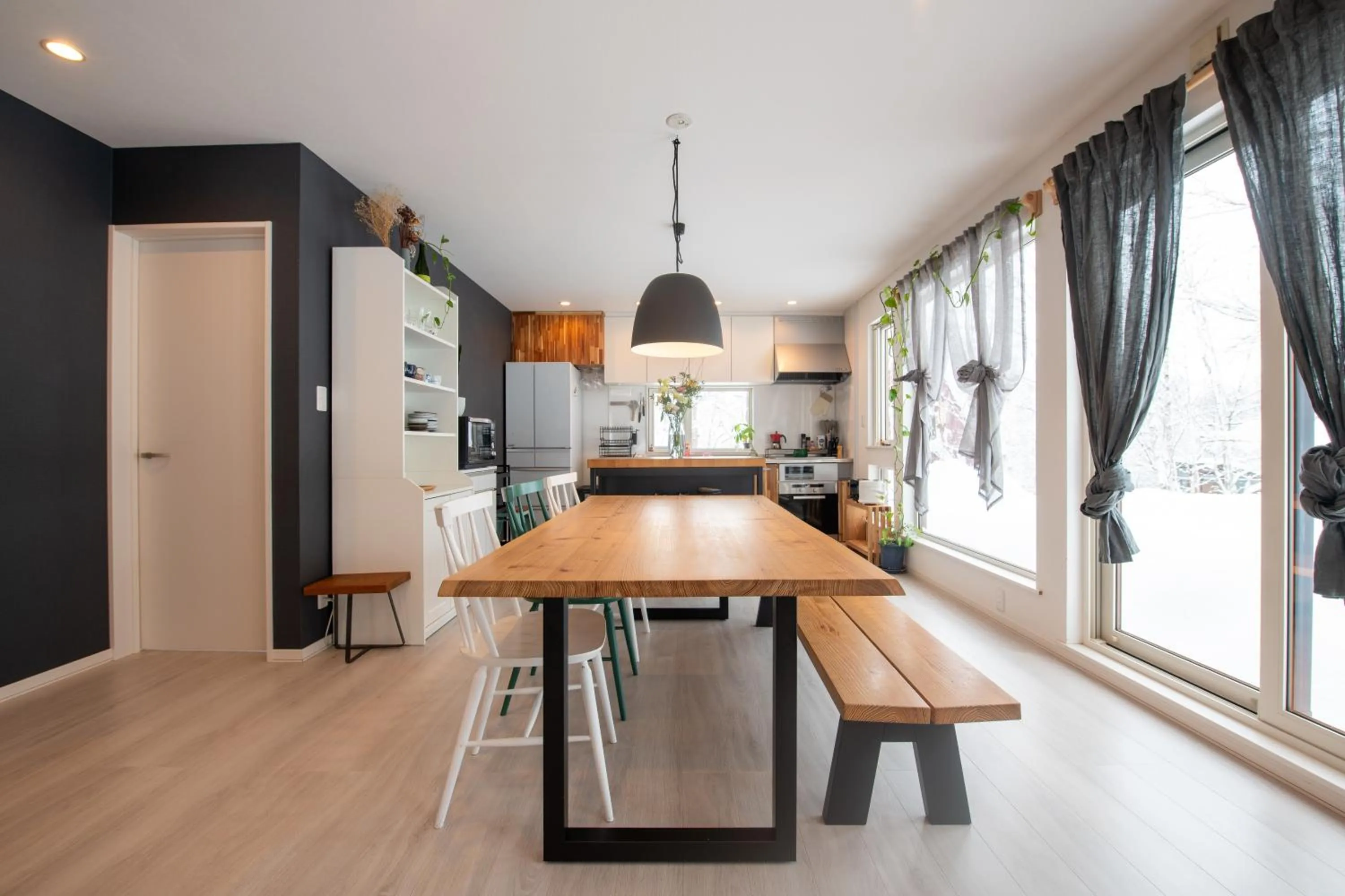 Kitchen or kitchenette in Country Inn Milky House