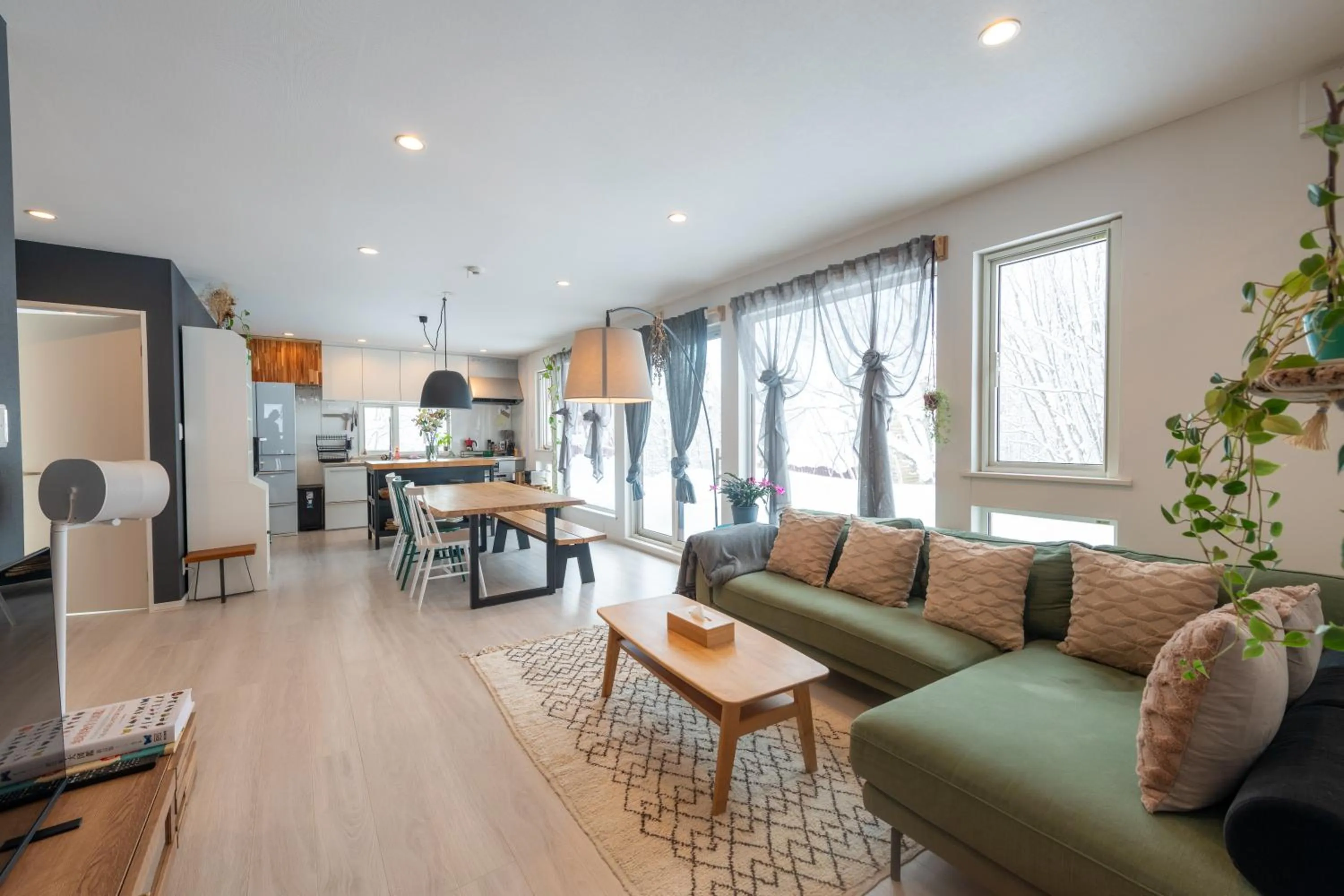 Kitchen or kitchenette in Country Inn Milky House