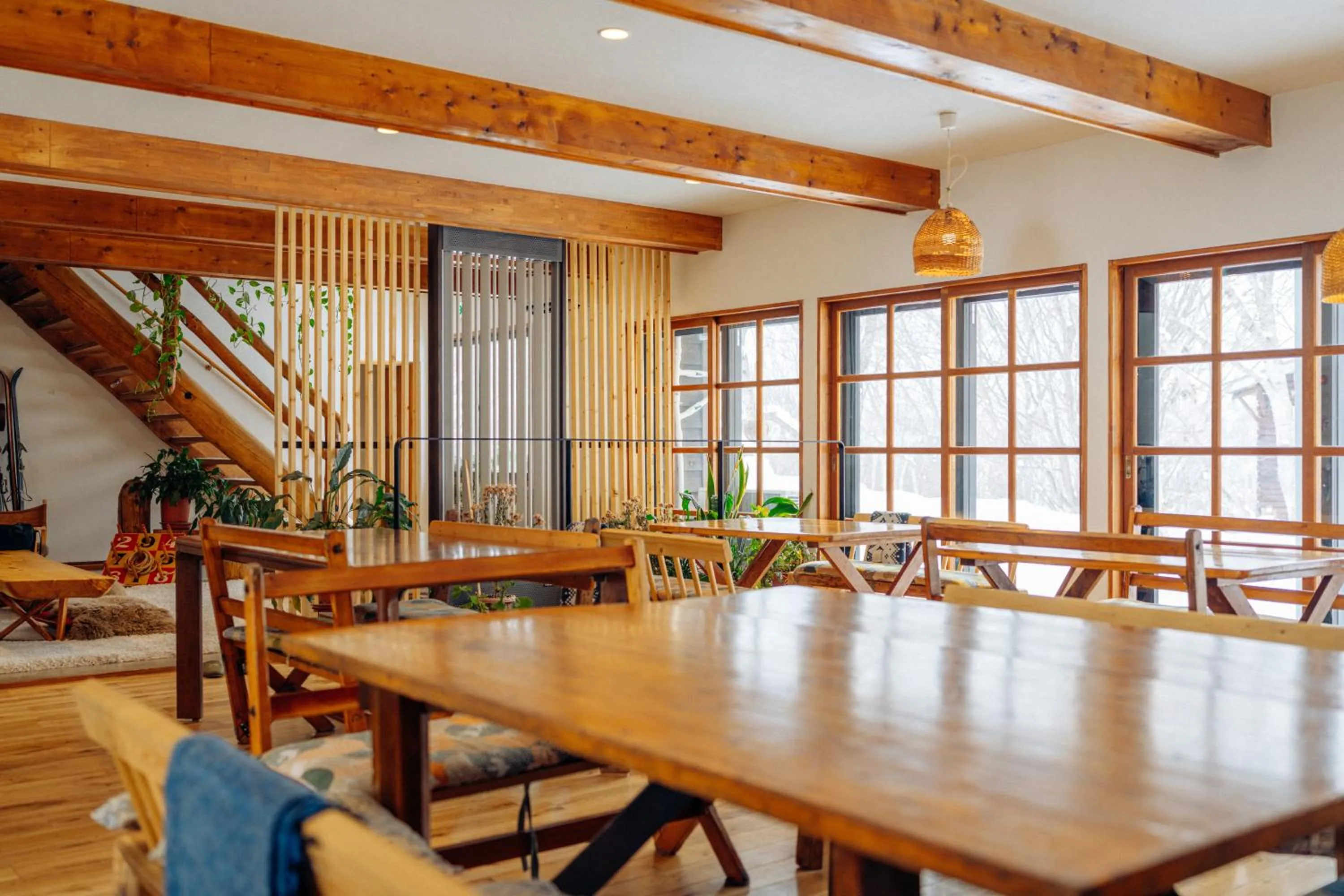 Communal lounge/ TV room in Country Inn Milky House