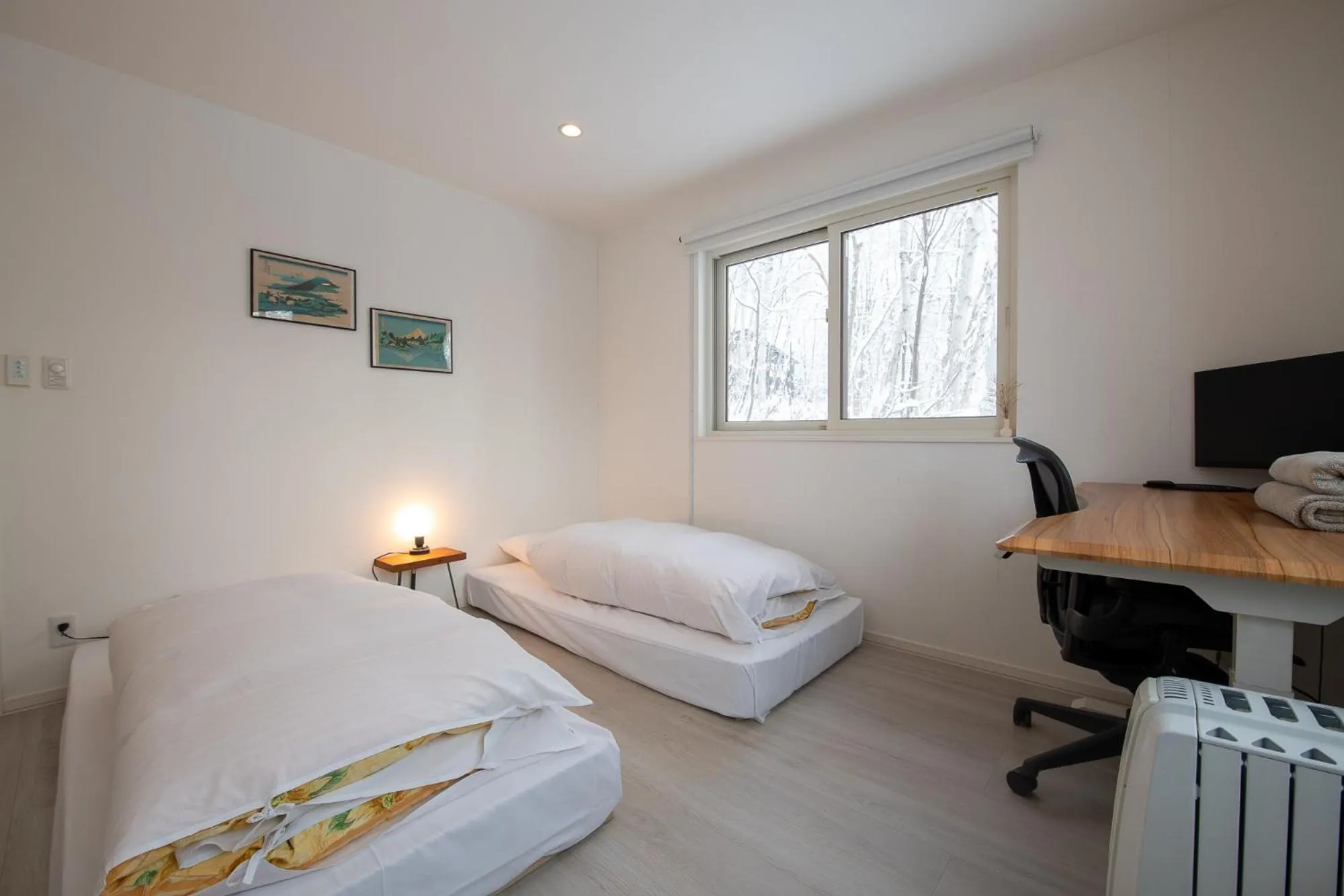 Bed in Country Inn Milky House