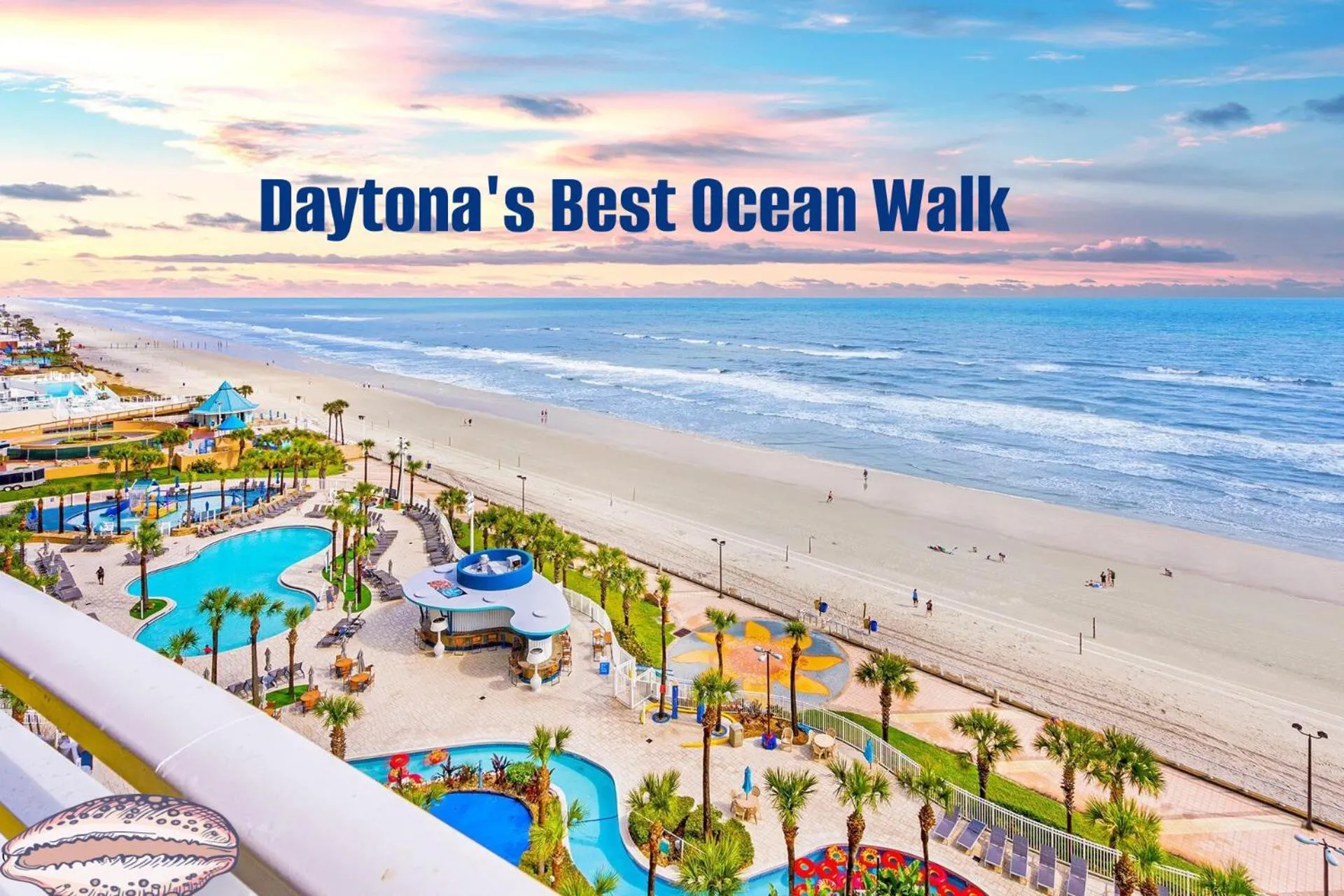 Wyndham Ocean Walk Resort Daytona Beach 1605 - 16th Floor 1 BR Resort Condo Direct Oceanfront