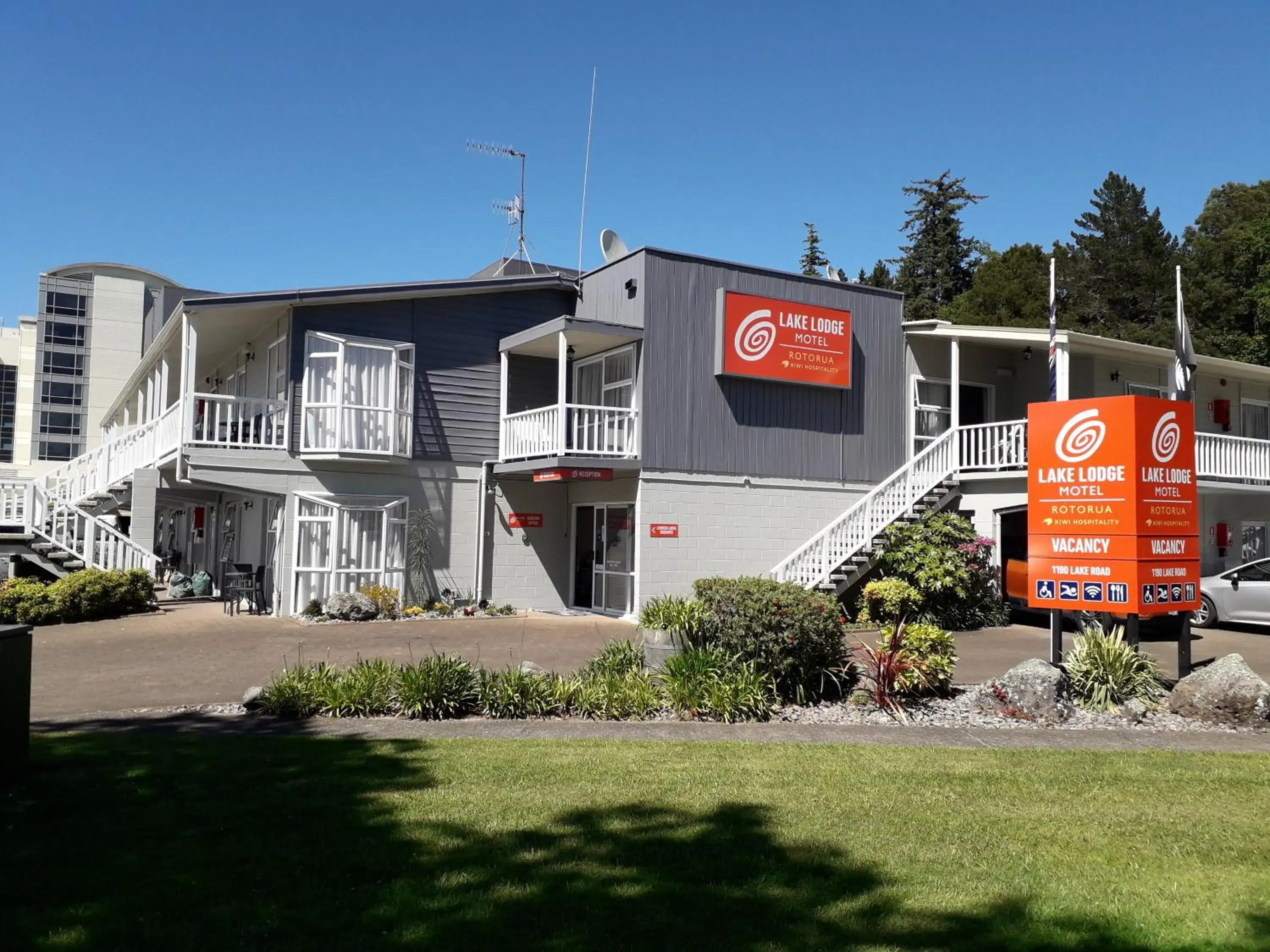 Property Building in Lake Lodge Motel Rotorua
