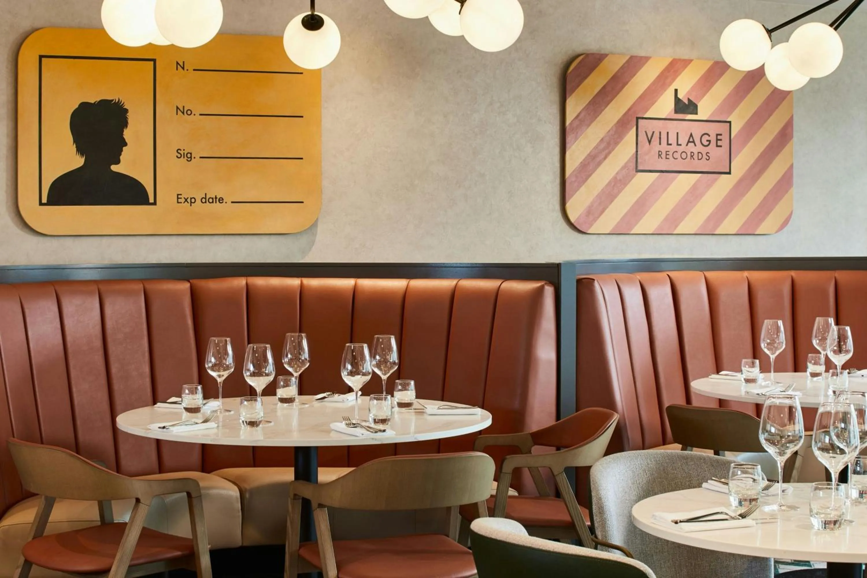 Restaurant/places to eat in Manchester Marriott Hotel Piccadilly