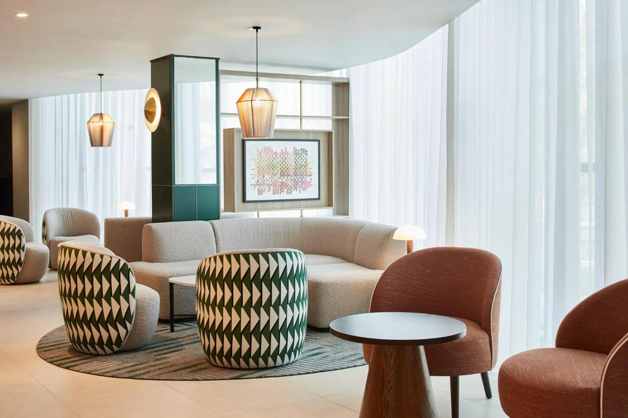 Lobby or reception in Manchester Marriott Hotel Piccadilly