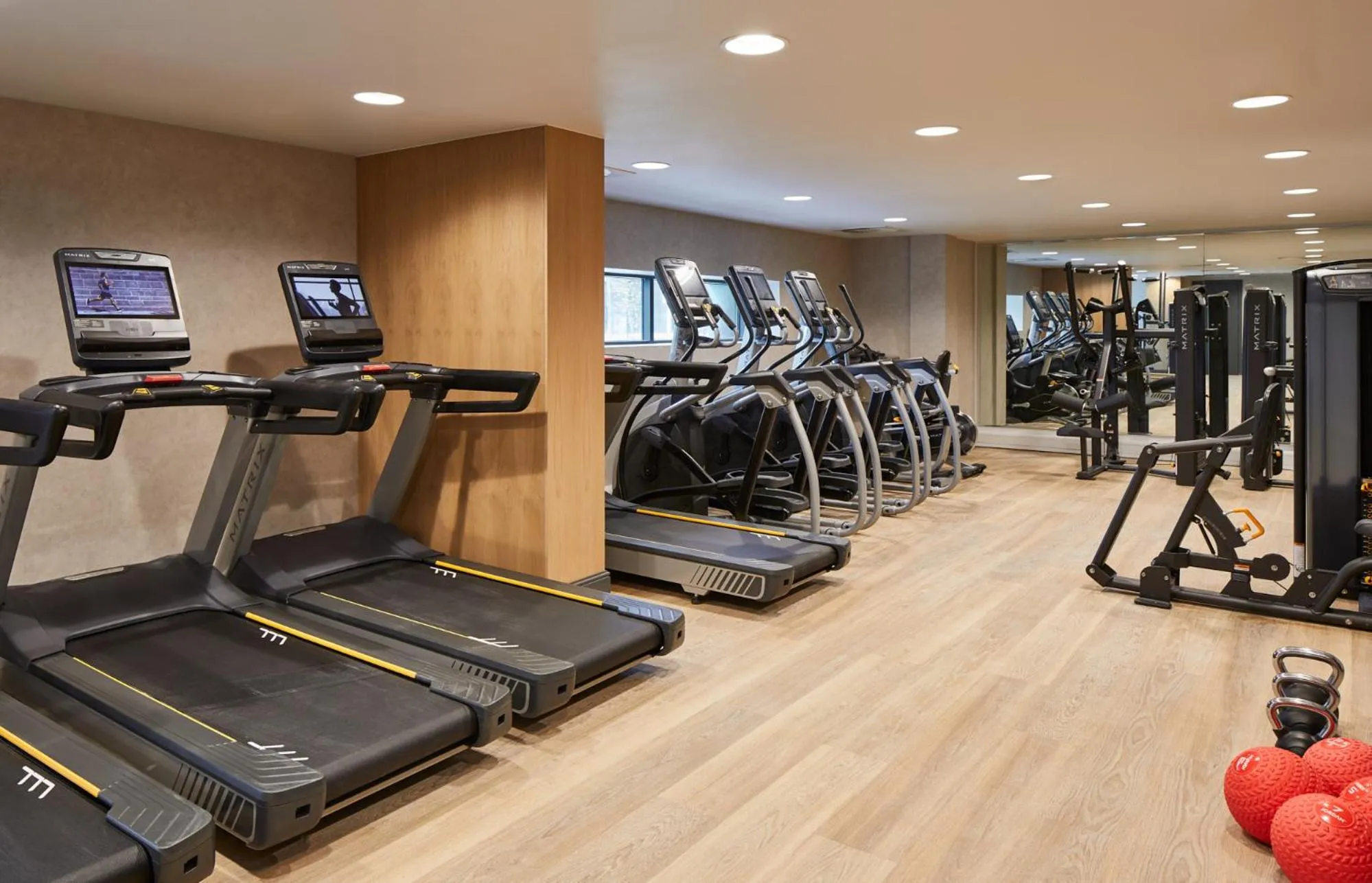 Fitness centre/facilities in Manchester Marriott Hotel Piccadilly