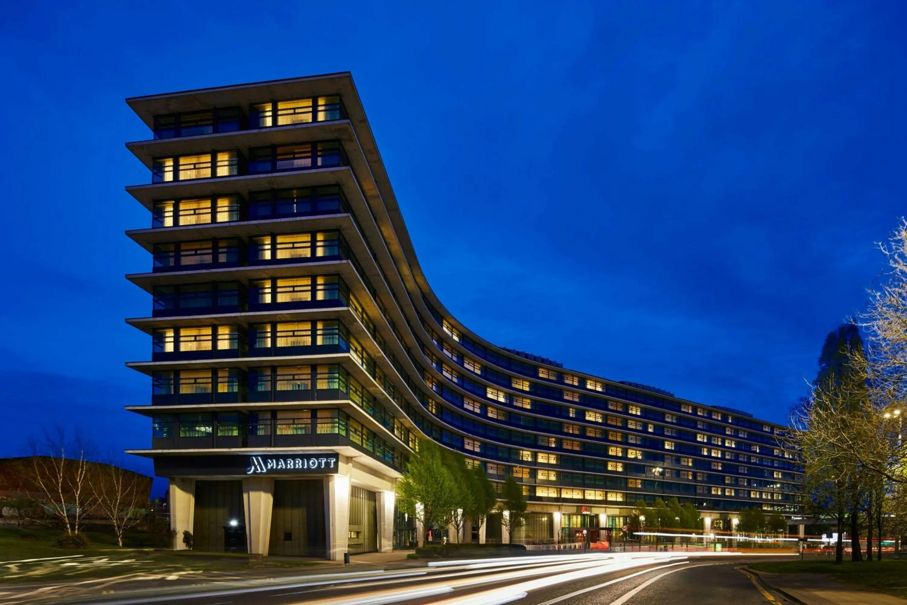 Property building in Manchester Marriott Hotel Piccadilly