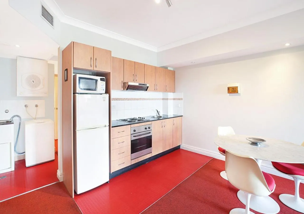 Kitchen or kitchenette in Sydney Airport Suites