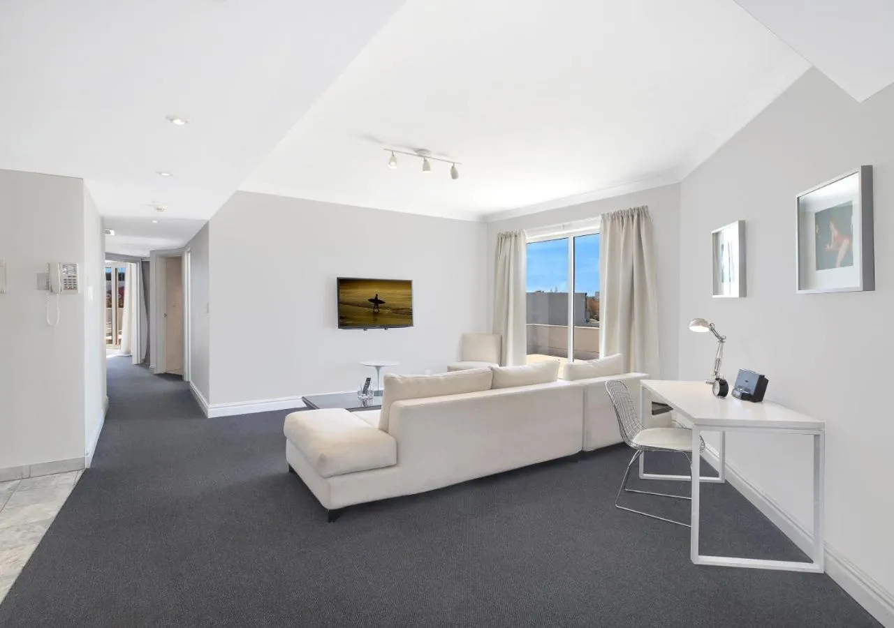 Living room in Sydney Airport Suites