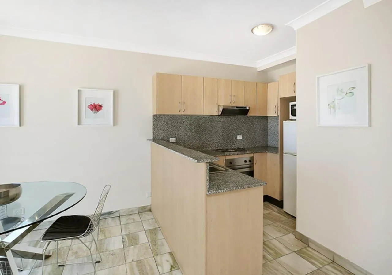 Kitchen or kitchenette in Sydney Airport Suites