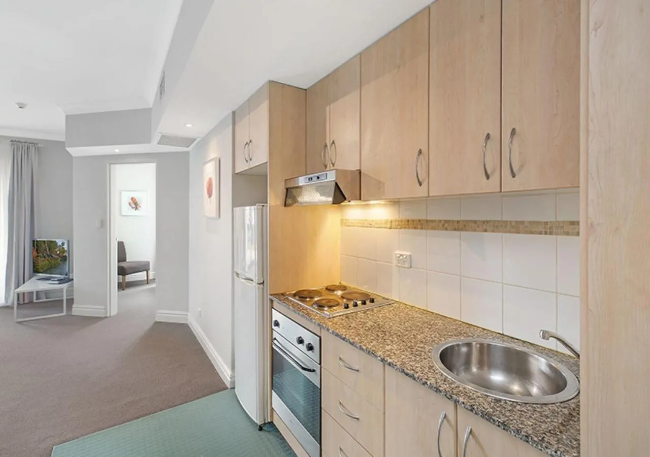 Kitchen or kitchenette in Sydney Airport Suites