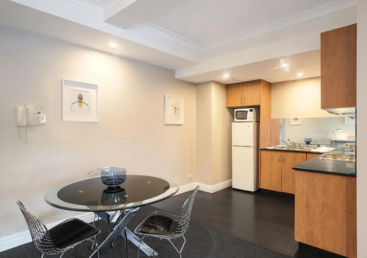 Kitchen or kitchenette in Sydney Airport Suites