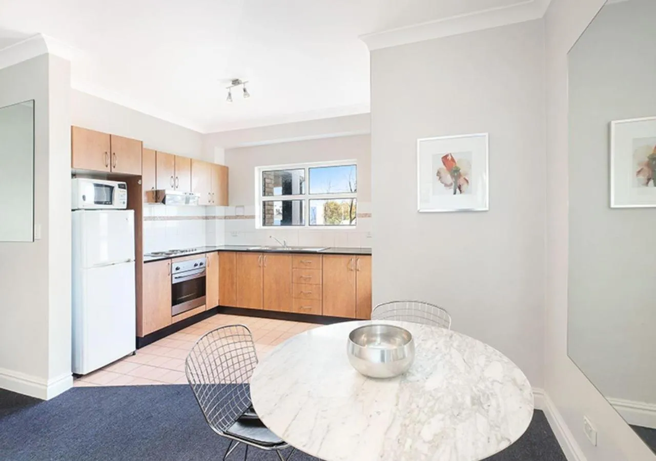 Kitchen or kitchenette in Sydney Airport Suites