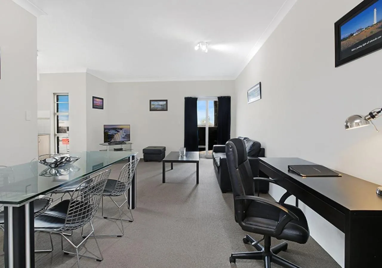 Living room in Sydney Airport Suites