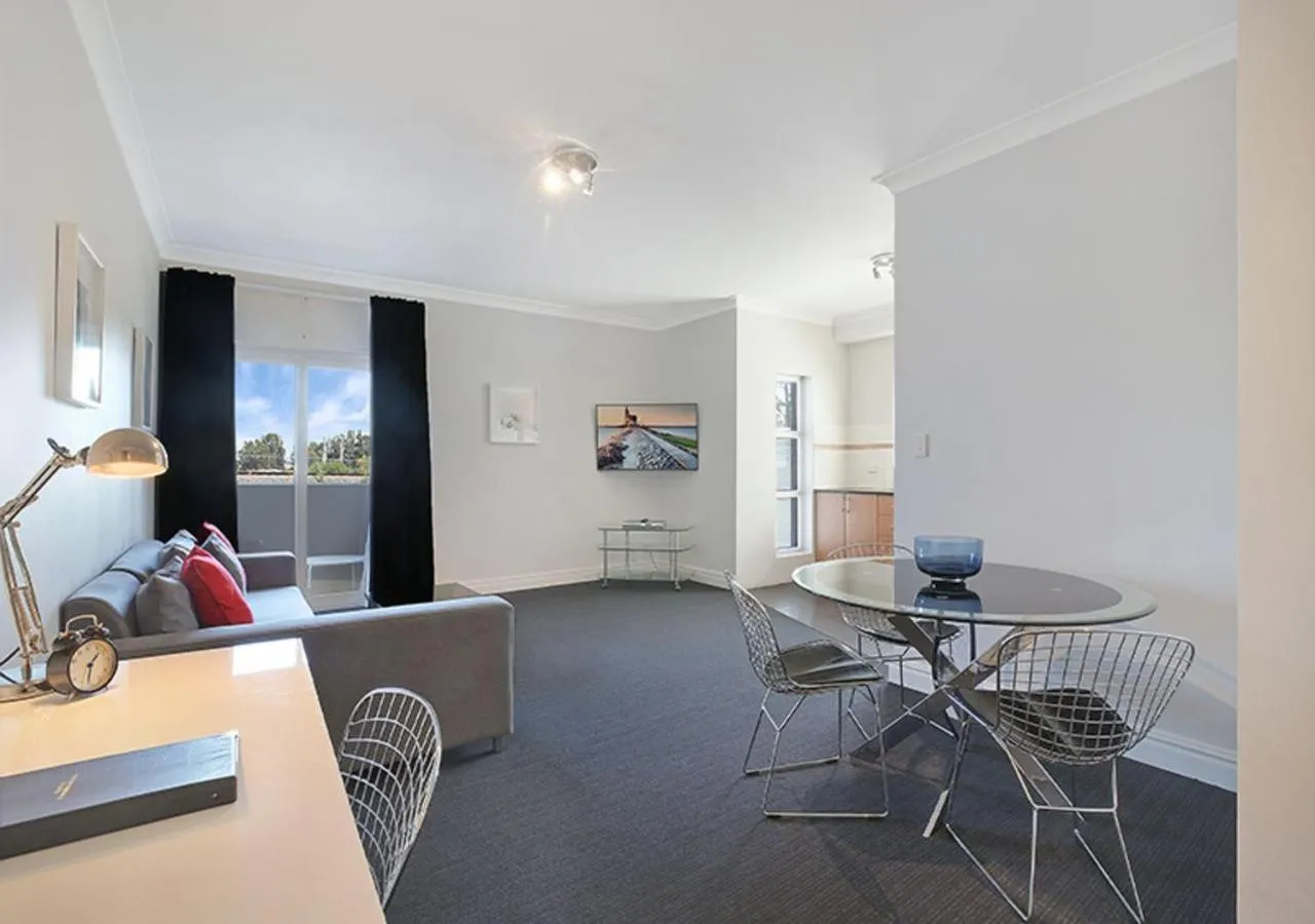Living room in Sydney Airport Suites