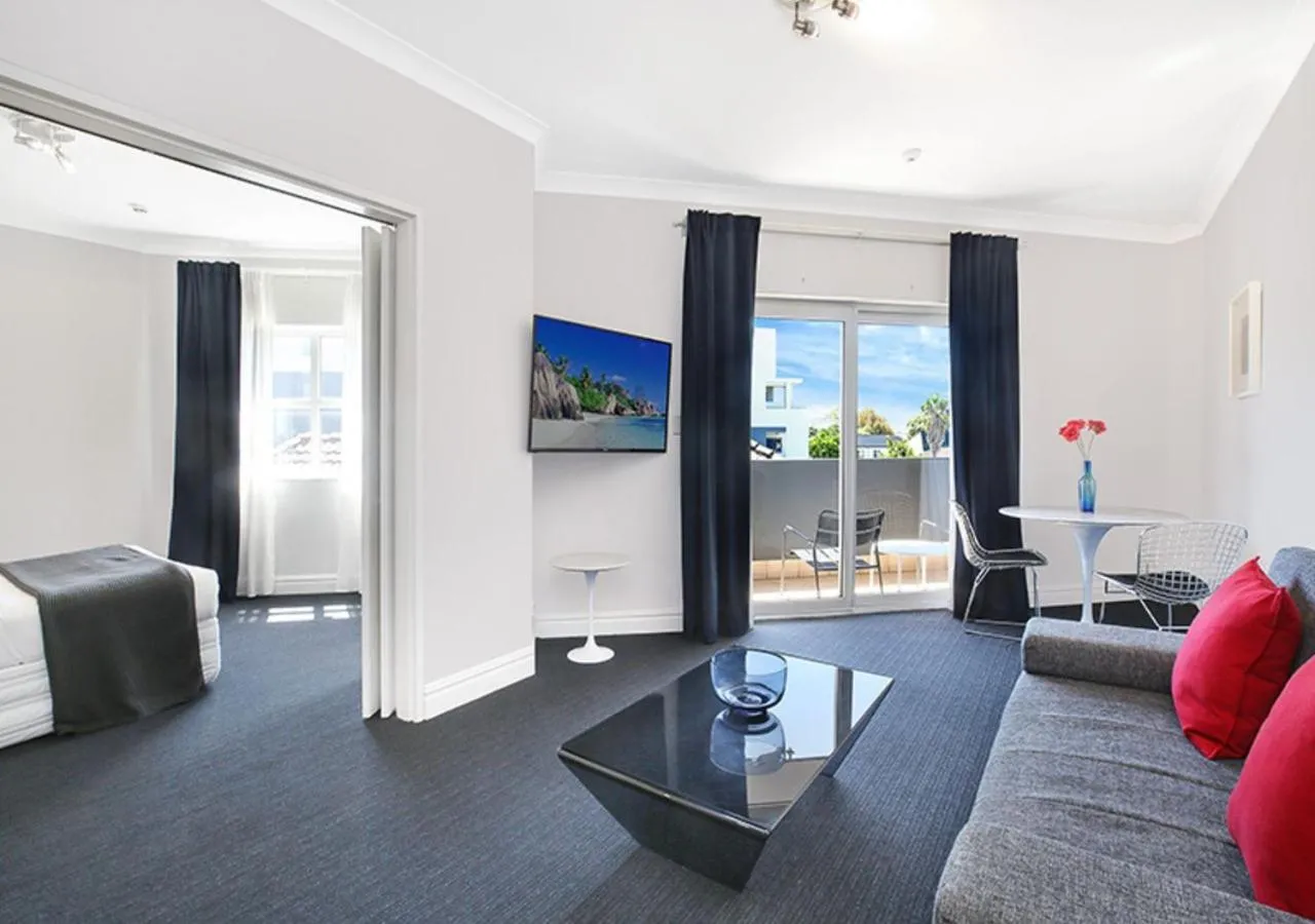 Living room in Sydney Airport Suites