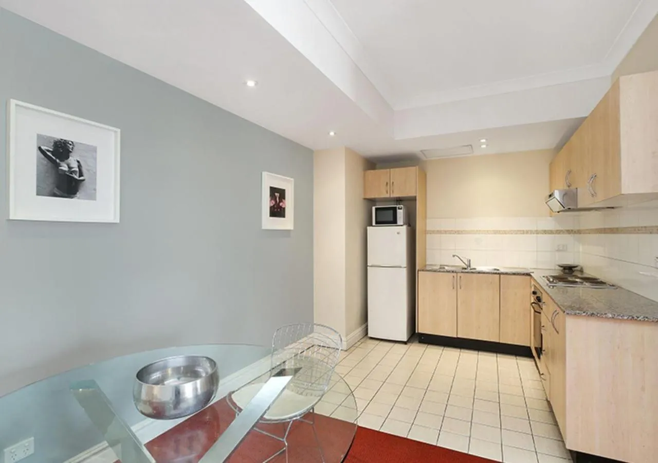 Kitchen or kitchenette in Sydney Airport Suites