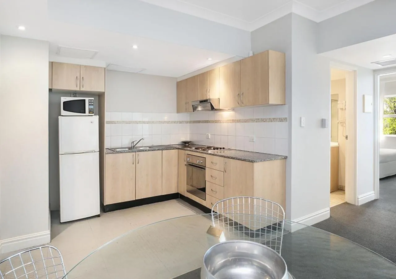 Kitchen or kitchenette in Sydney Airport Suites