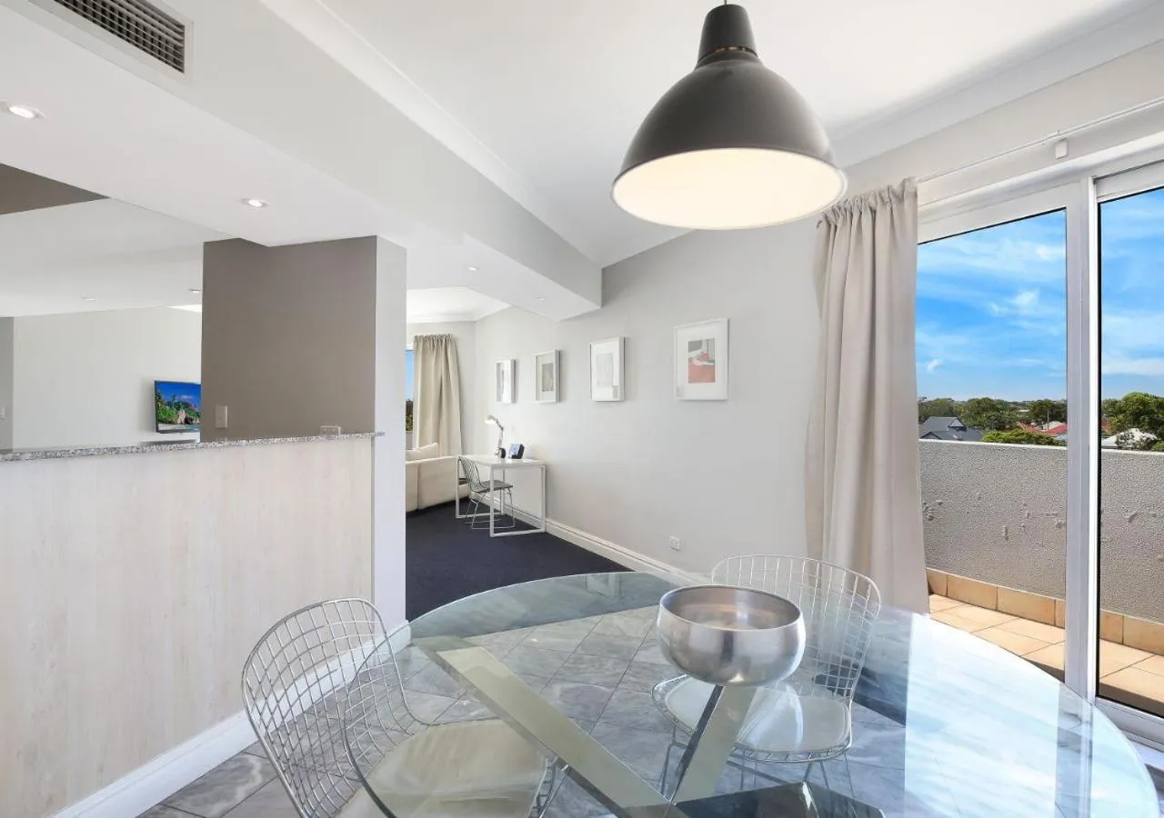 Living room in Sydney Airport Suites