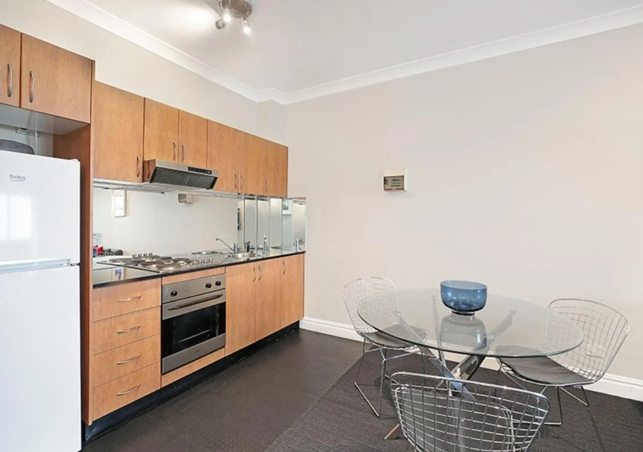 Kitchen or kitchenette in Sydney Airport Suites