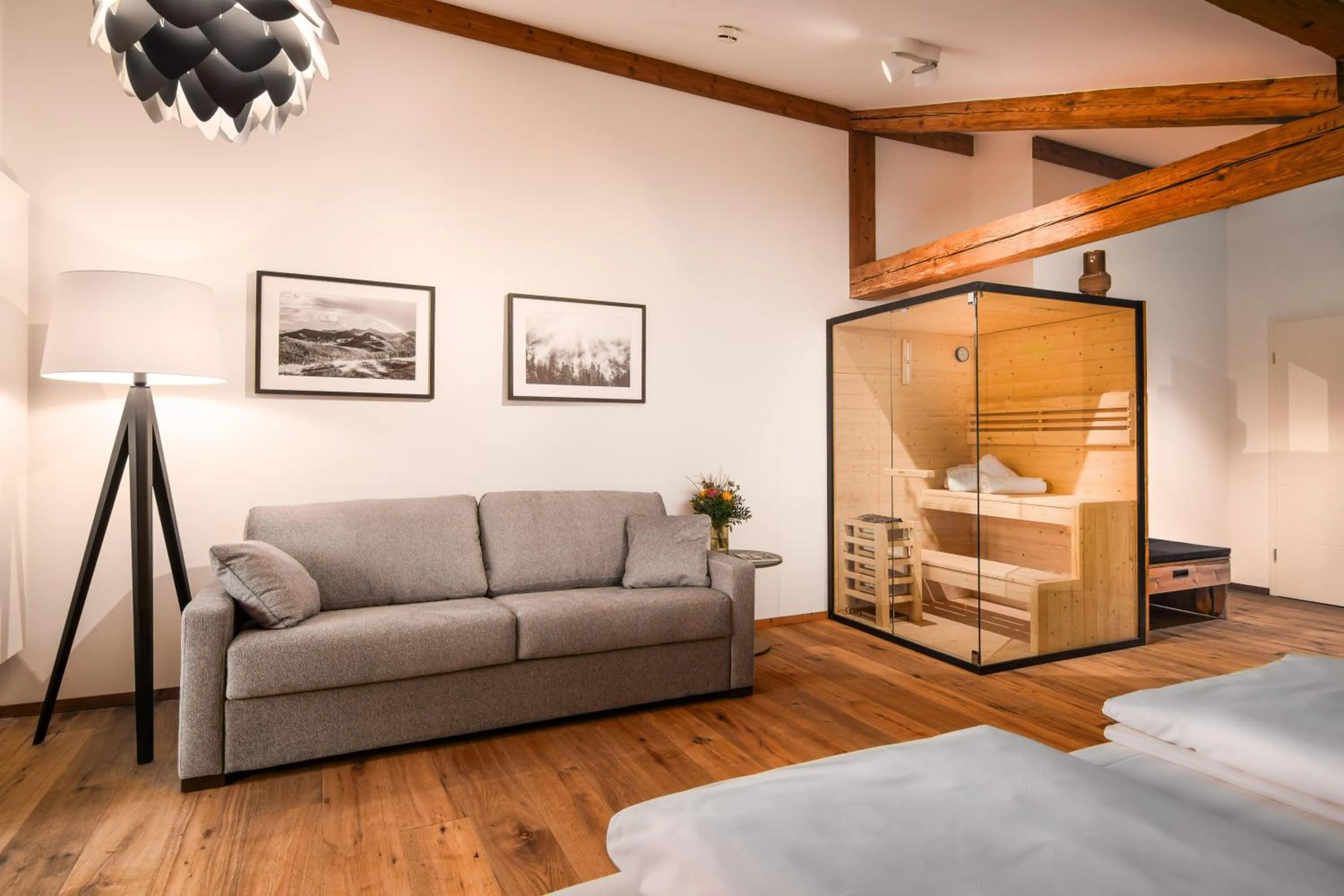 Photo of the whole room, Bed in Terofal Hotel Schliersee - Komplett neu renoviert