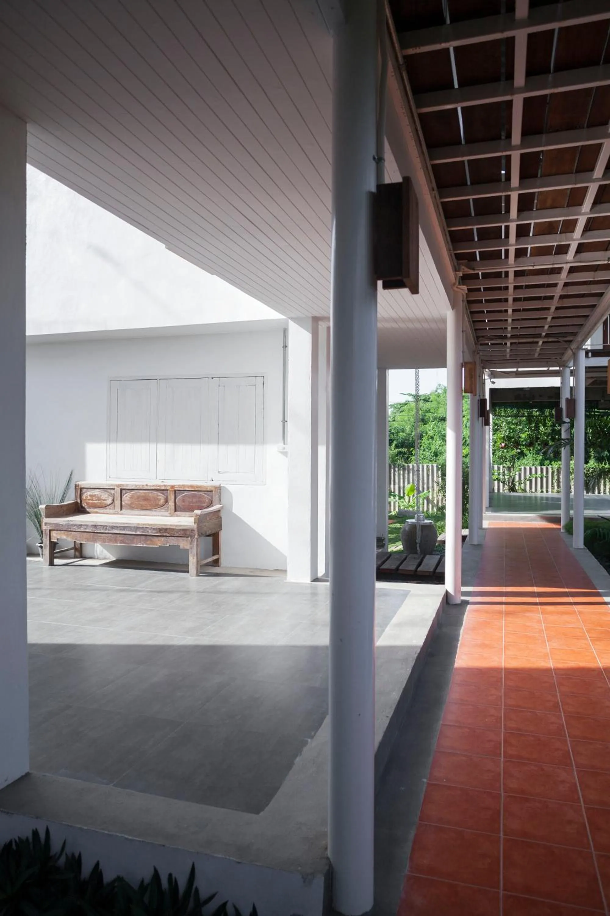 Garden view in Krodyle Mindfulness House