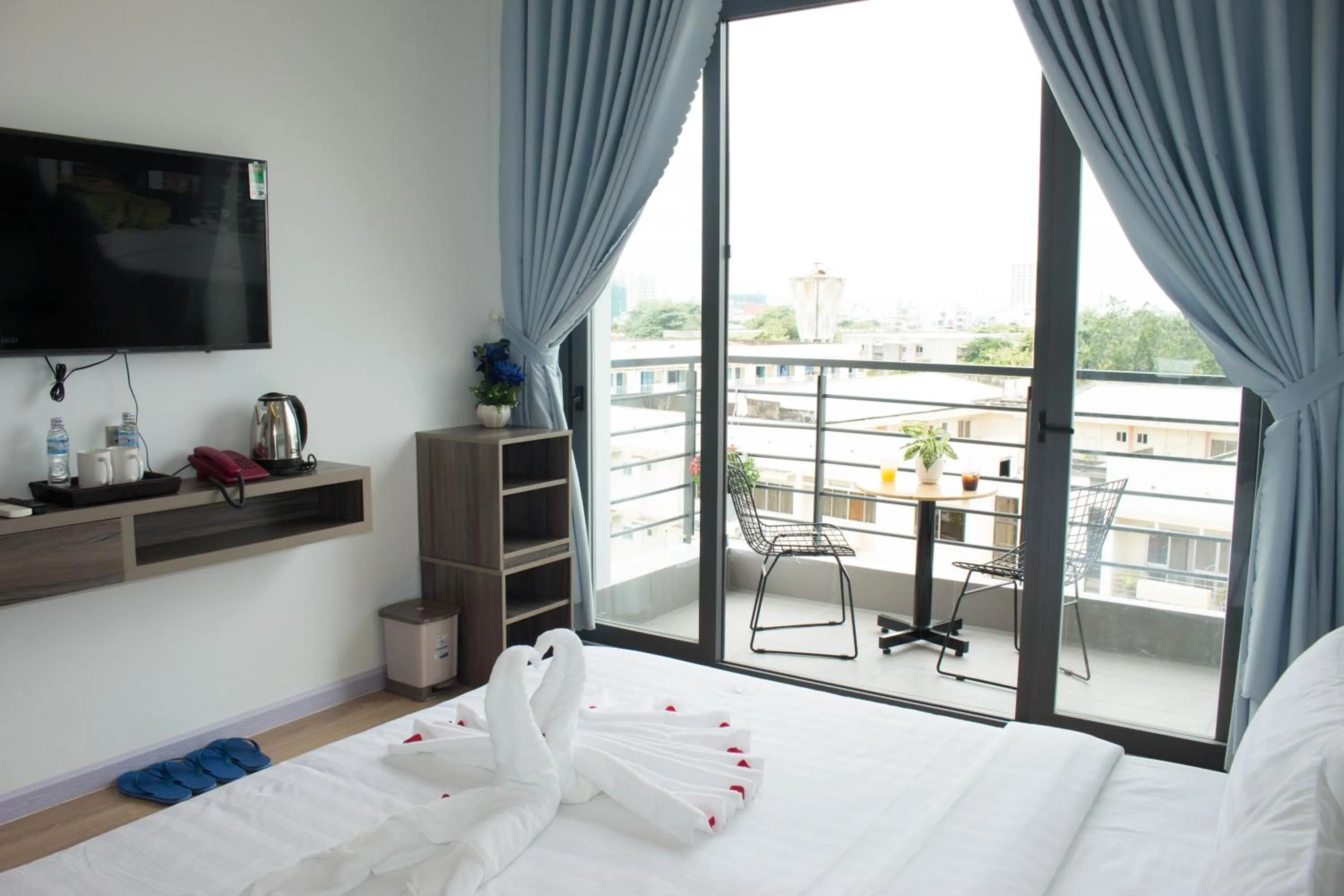 Bed in Winston Hotel