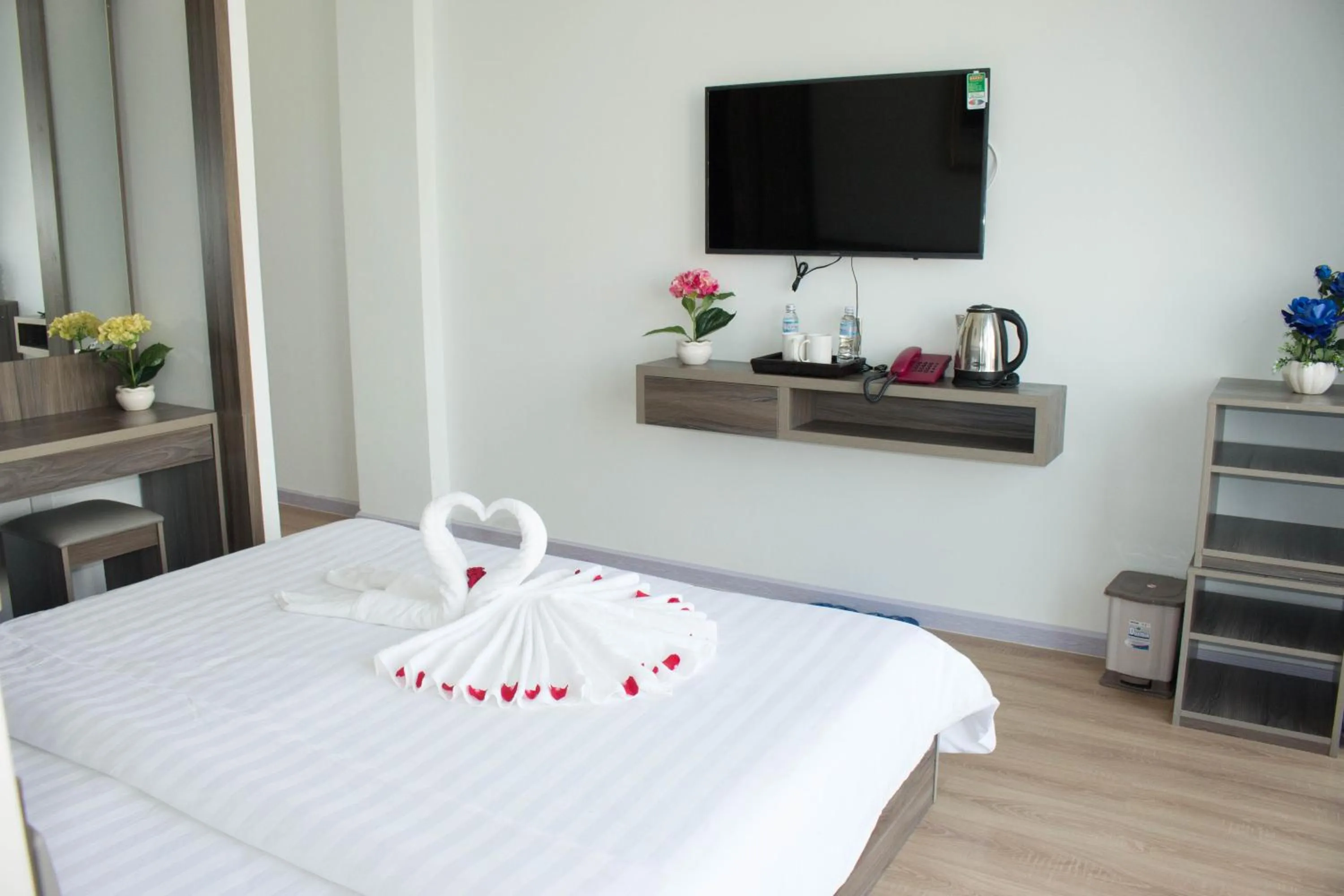 Bed in Winston Hotel