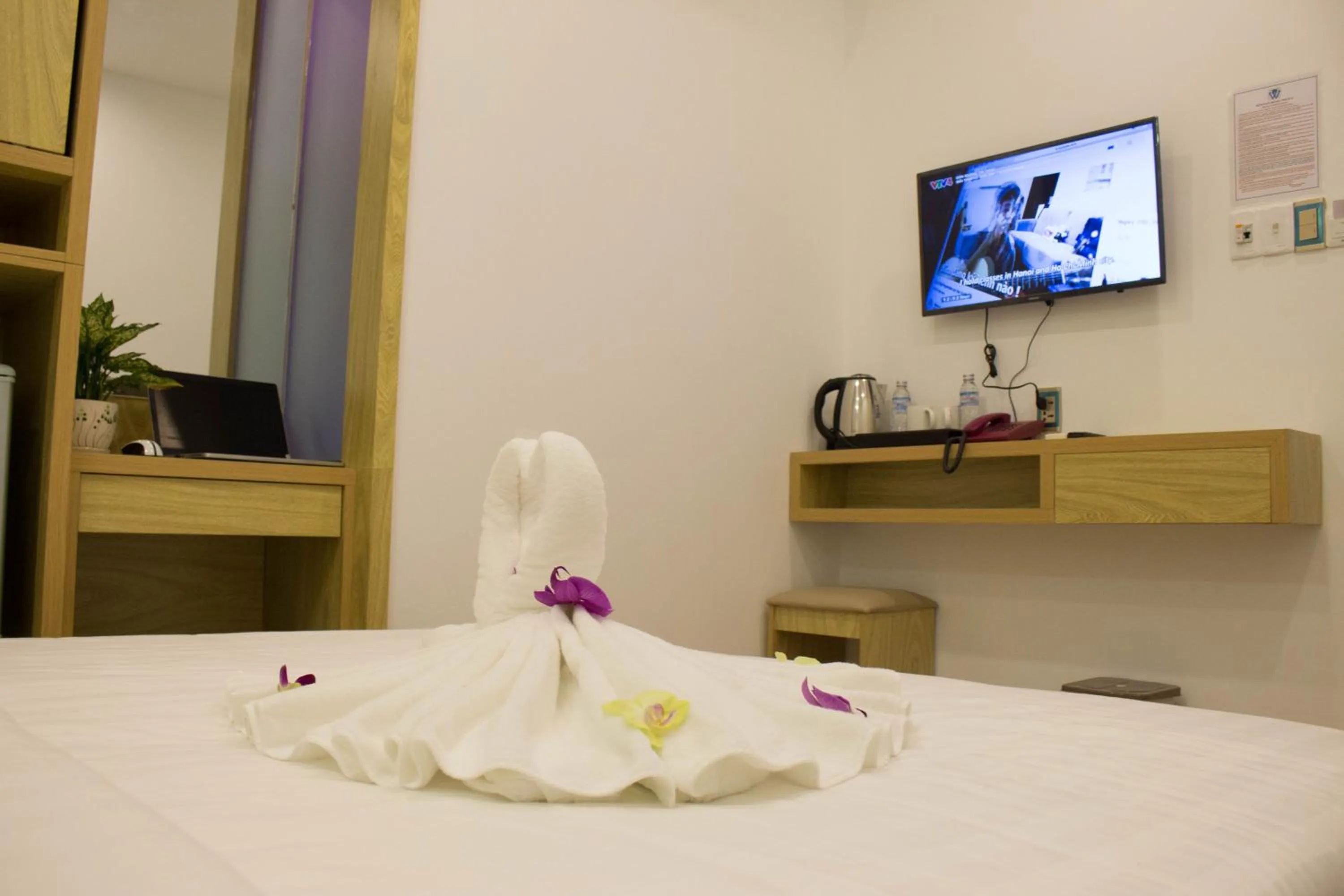 Bed in Winston Hotel