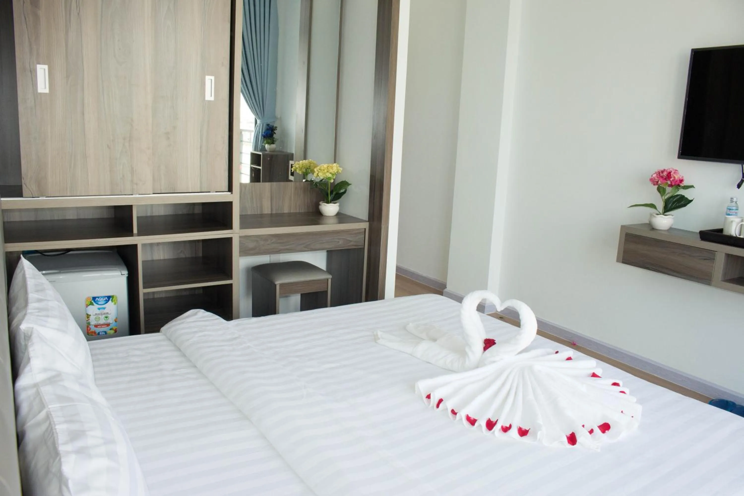 Bed in Winston Hotel