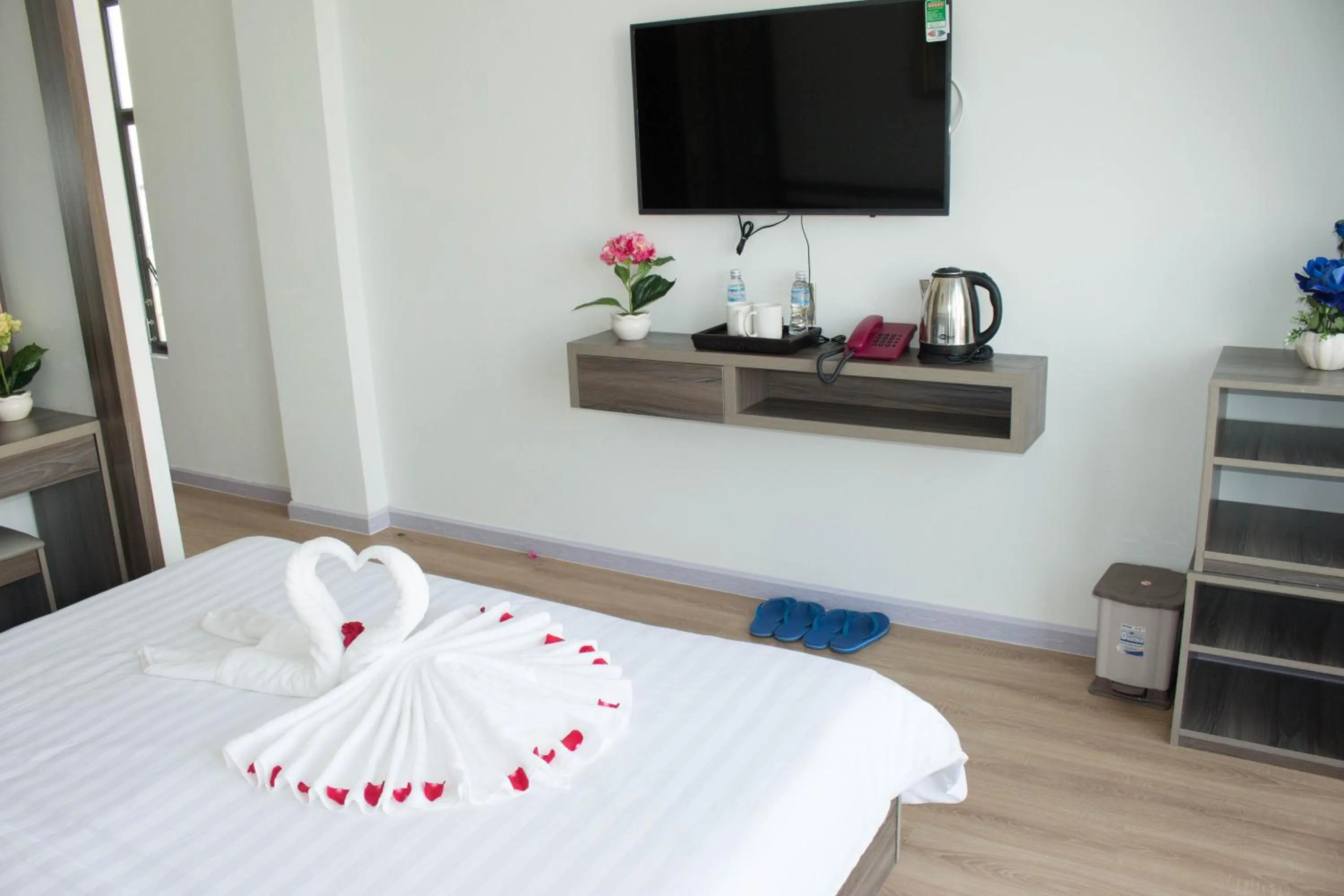 Bed in Winston Hotel