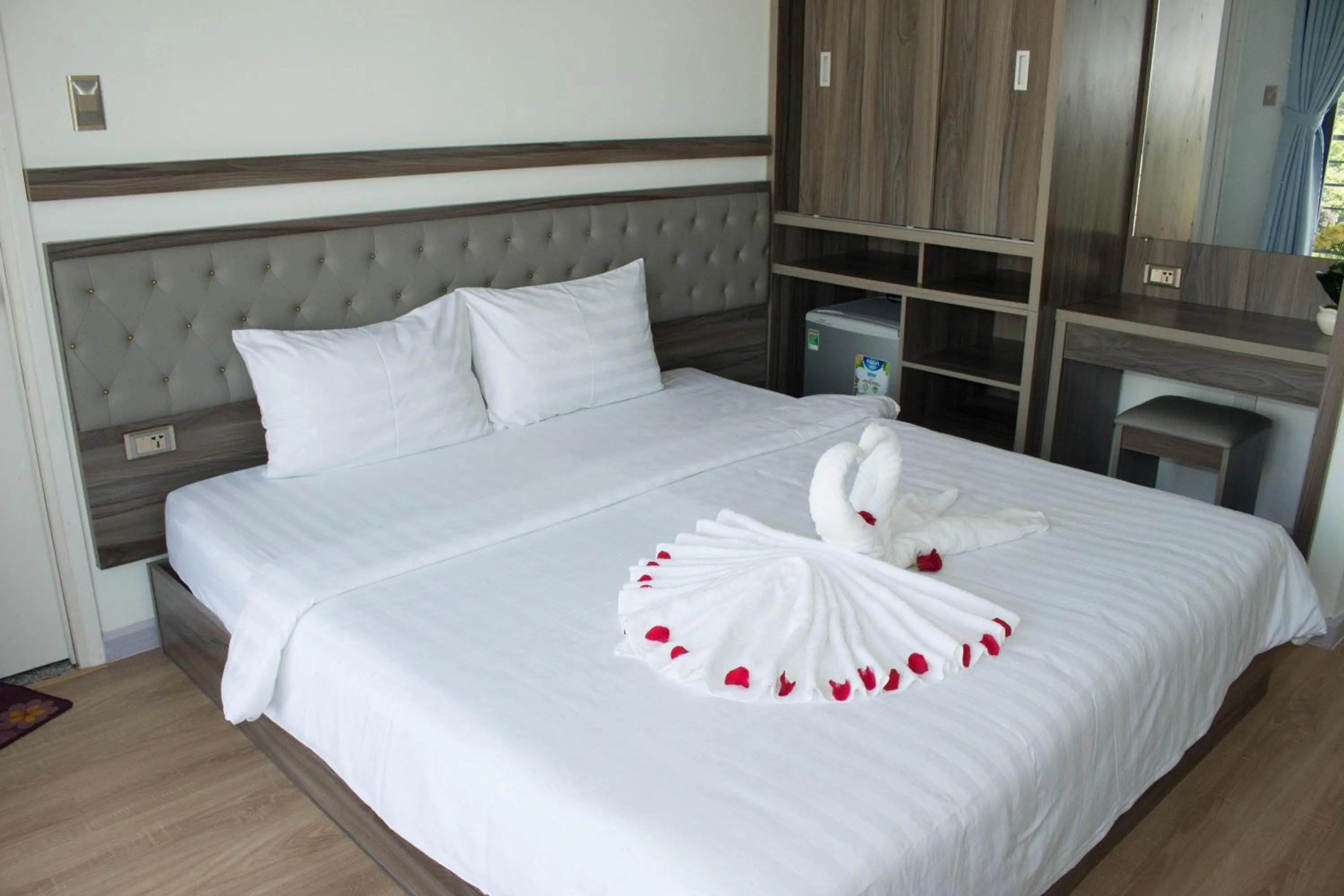 Bed in Winston Hotel