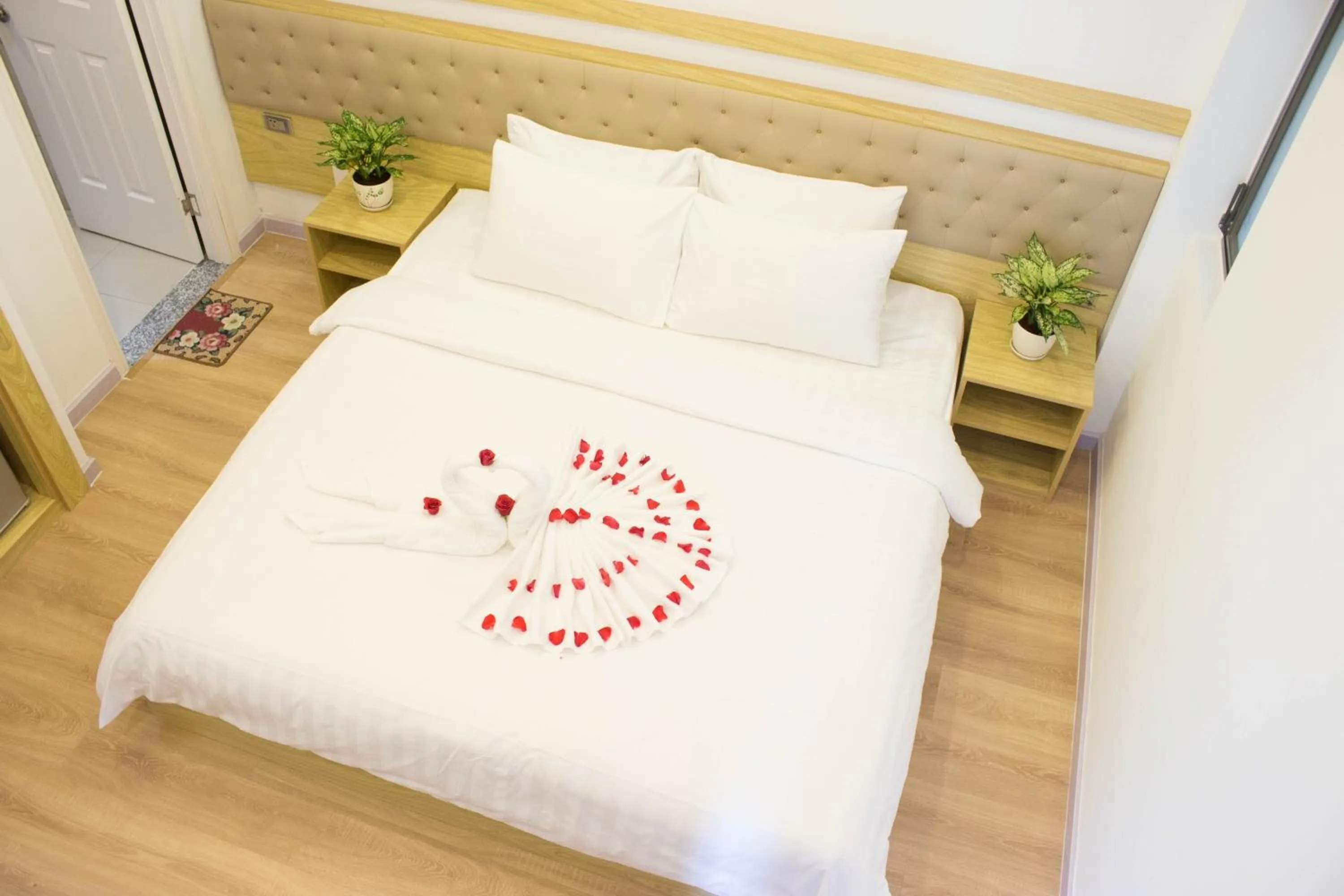 Bed in Winston Hotel